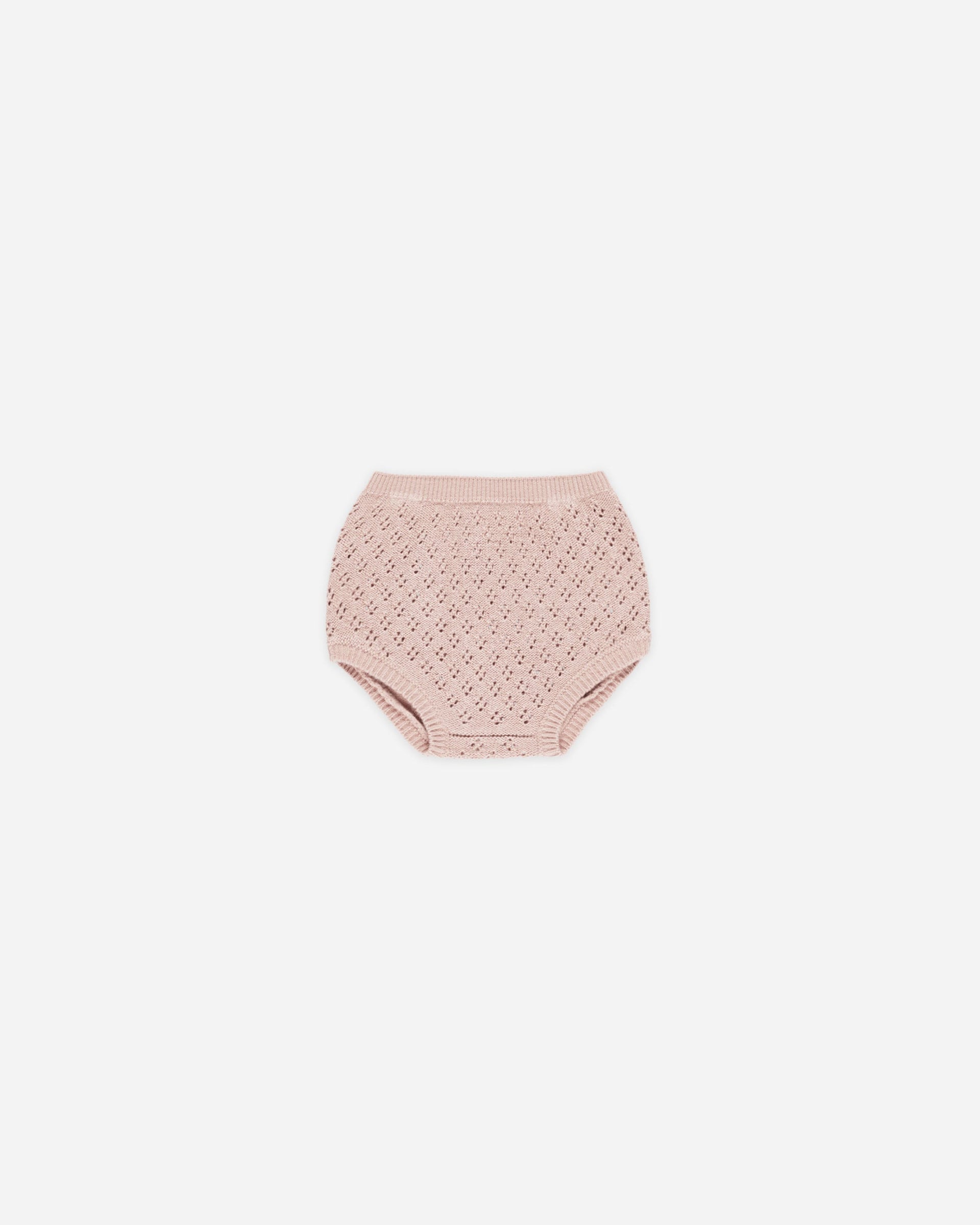Quincy Mae Waffle Baby Blanket in Mauve Ditsy