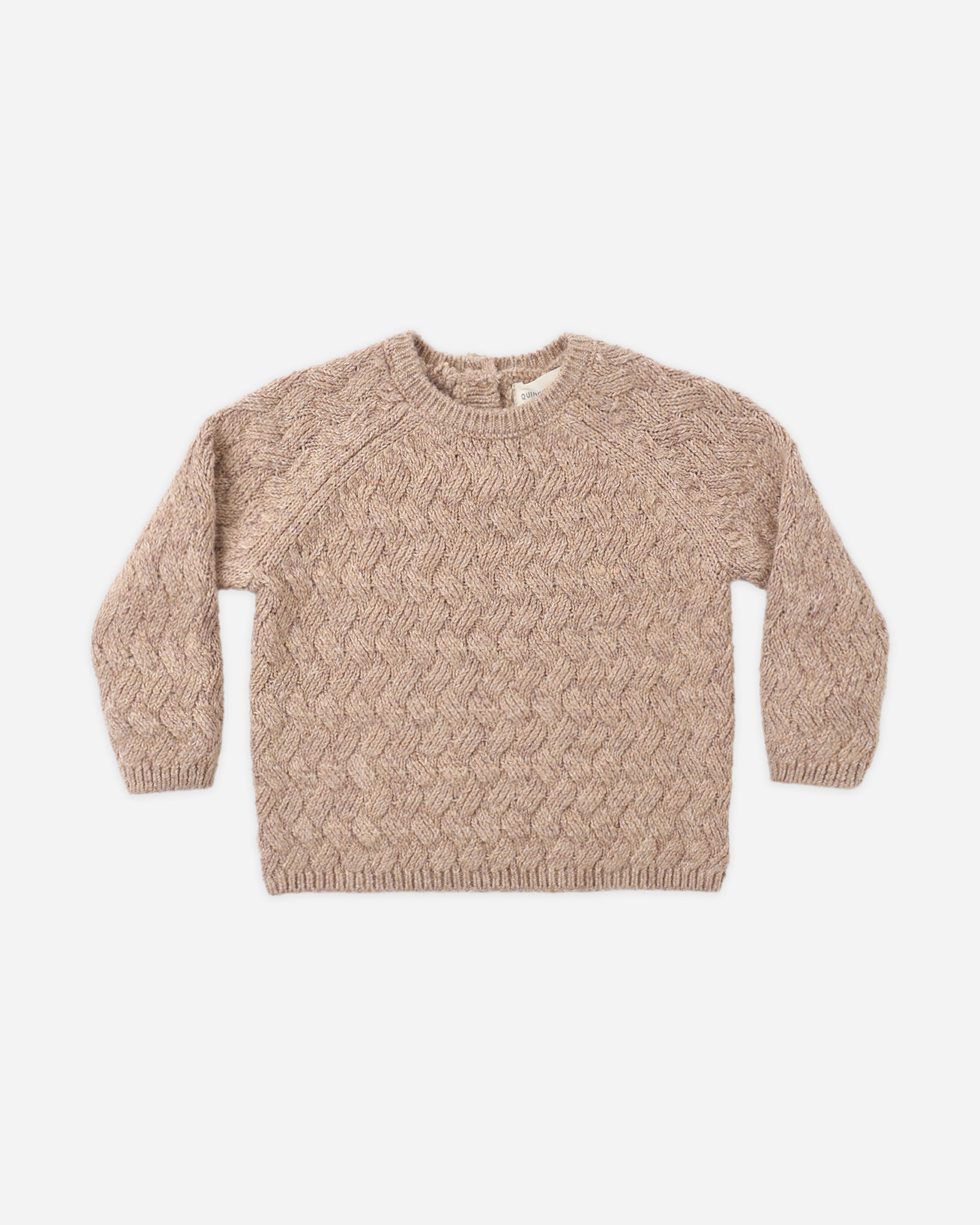 Knit Sweater Heathered Almond - Rylee + Cru | Kids Clothes | Trendy Baby Clothes | Modern Infant Outfits |