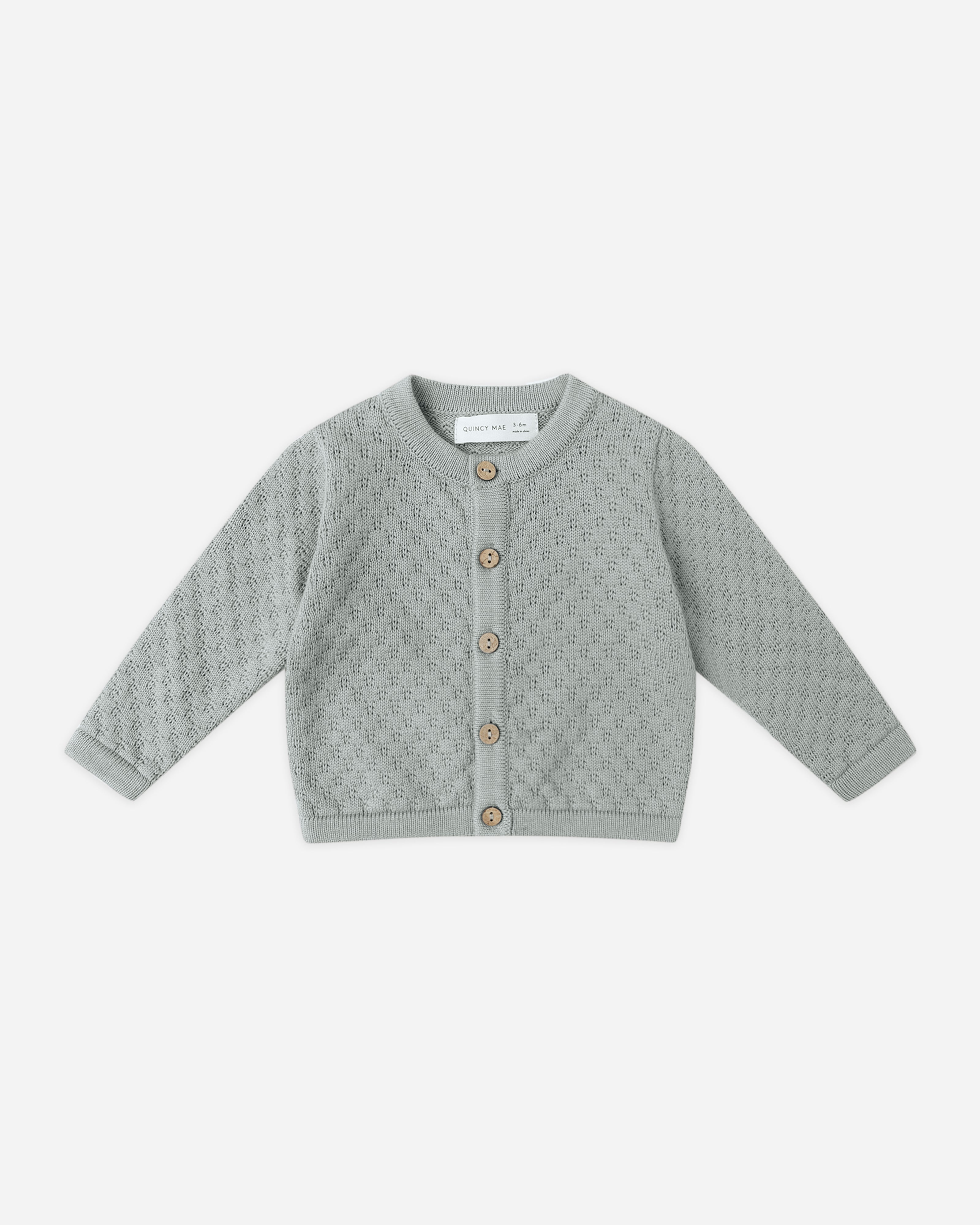 Cardigan en tricot || Bleu acier