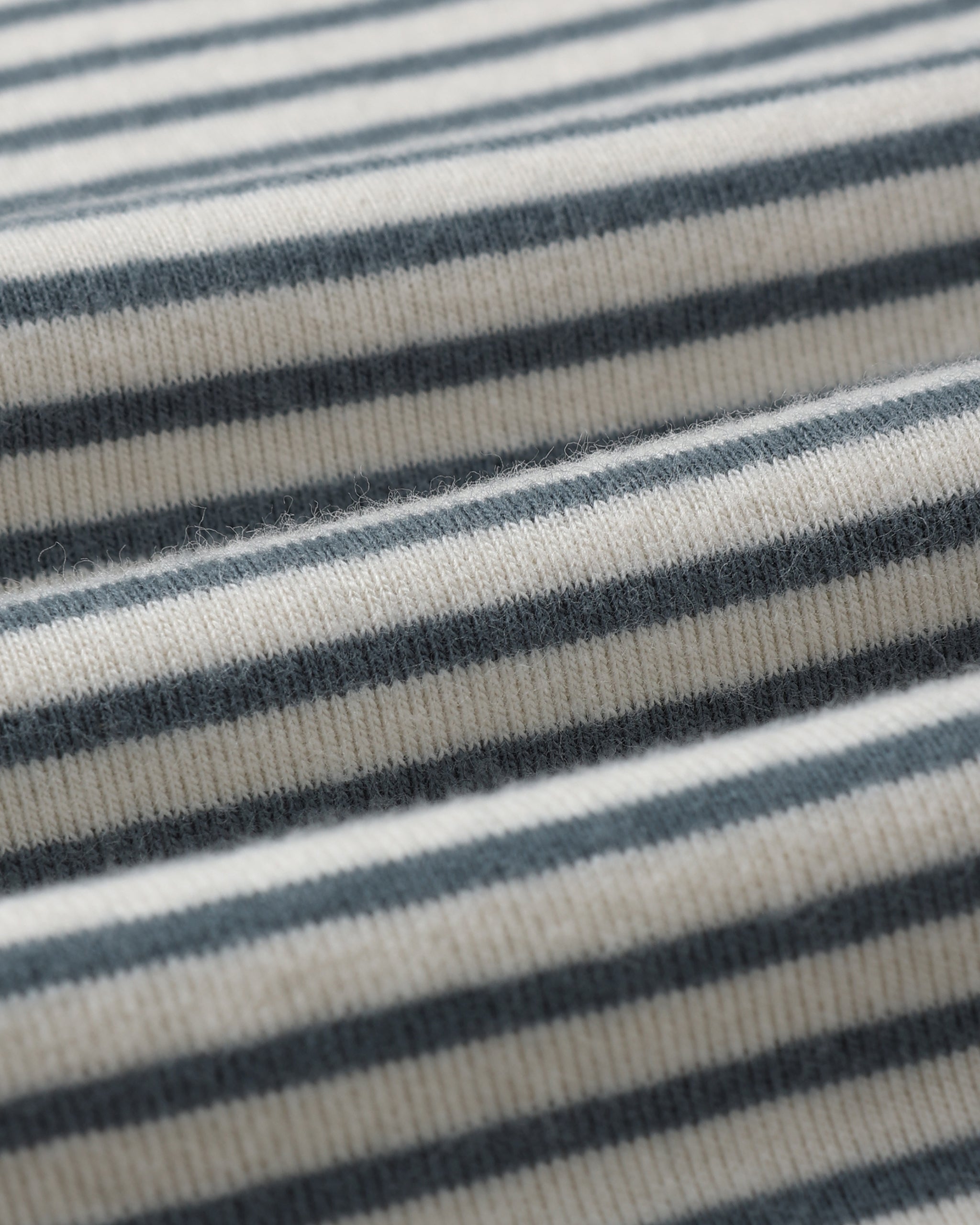 Baby Footie || Ocean Micro Stripe