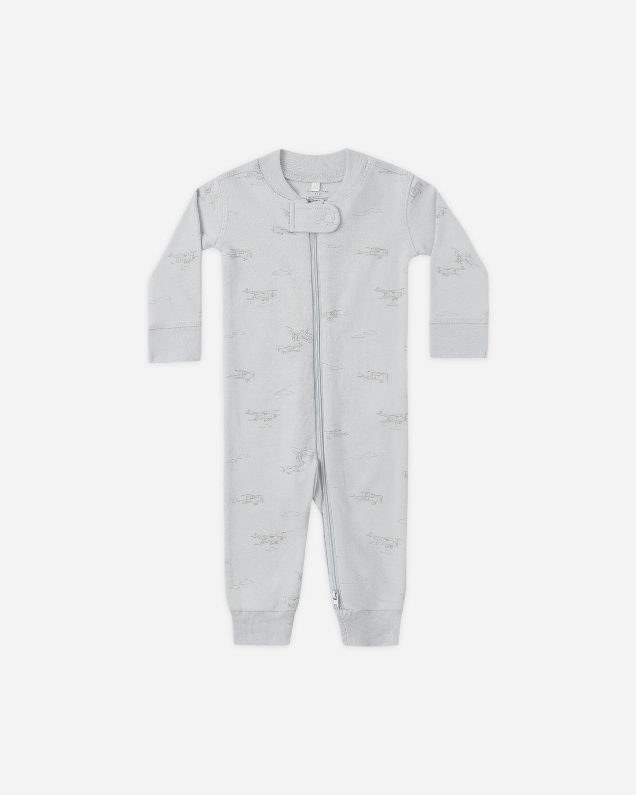 Zip Longsleeve Sleeper Airplane - Rylee + Cru | Kids Clothes | Trendy Baby Clothes | Modern Infant Outfits |