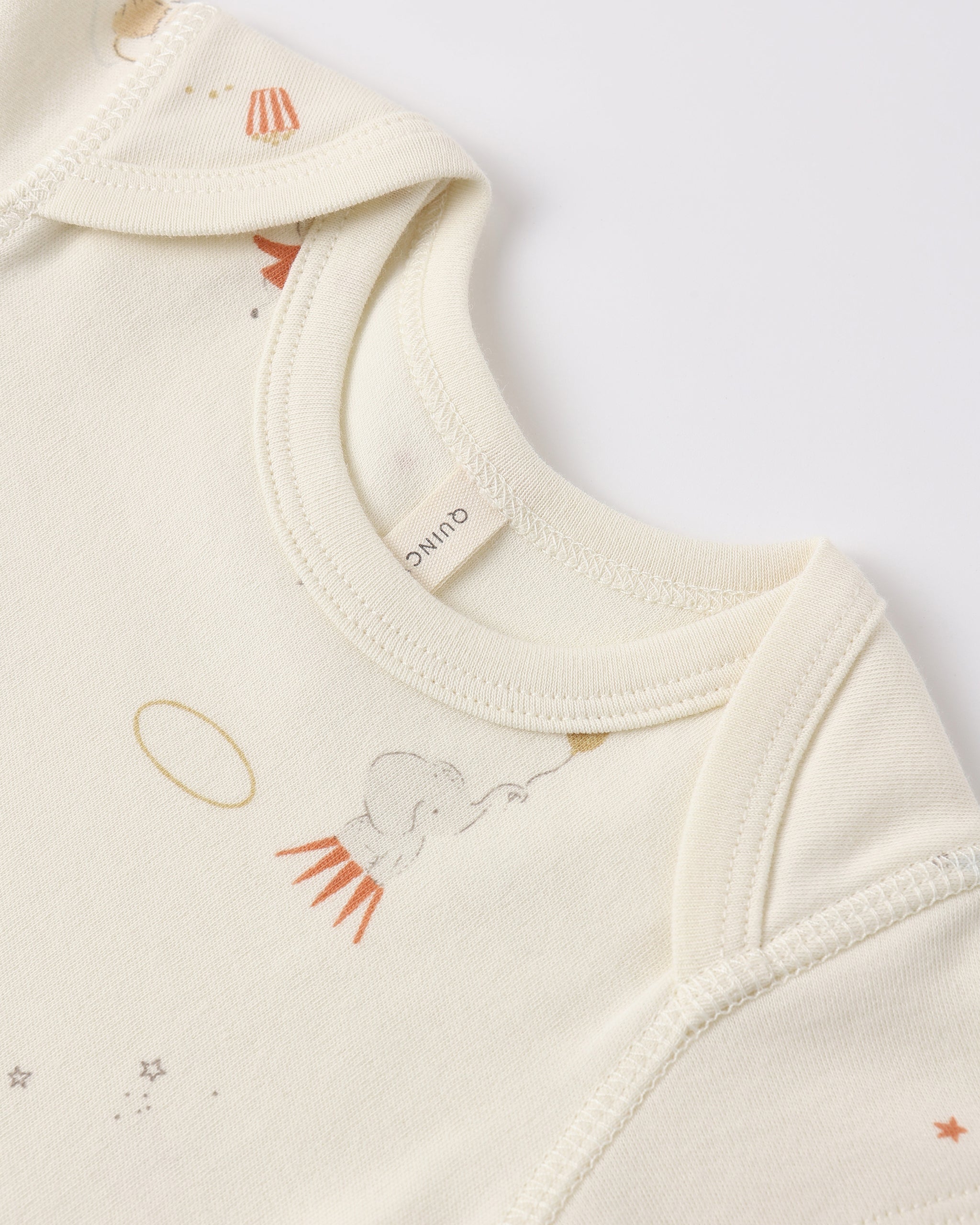 Short Sleeve Bodysuit Pack Carnival, Honey Stripe - Rylee + Cru | Kids Clothes | Trendy Baby Clothes | Modern Infant Outfits |