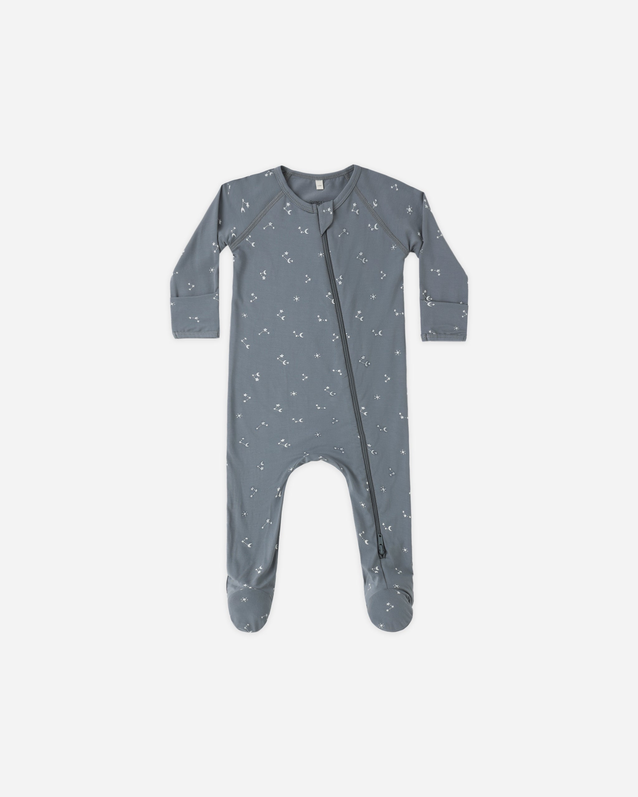 Bamboo Zip Footie Starlight - Rylee + Cru | Kids Clothes | Trendy Baby Clothes | Modern Infant Outfits |