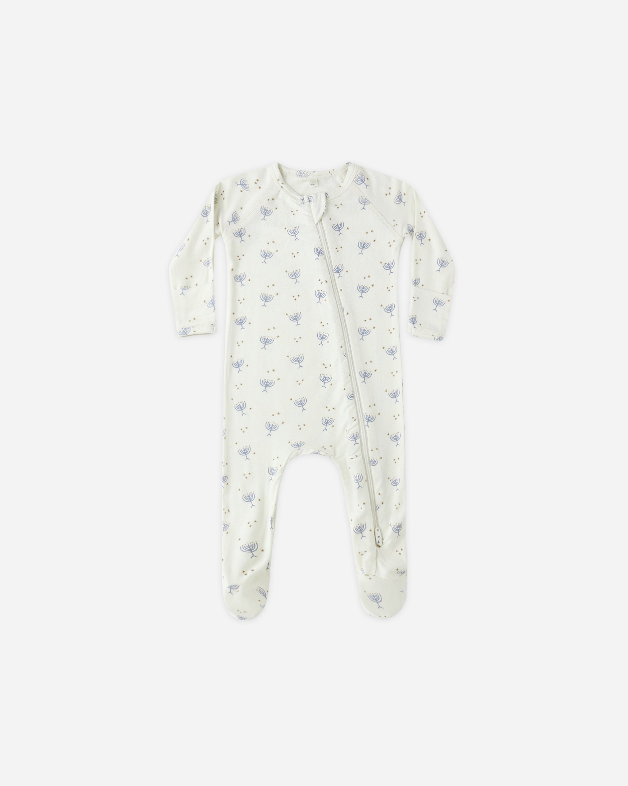 Bamboo Zip Footie || Hanukkah