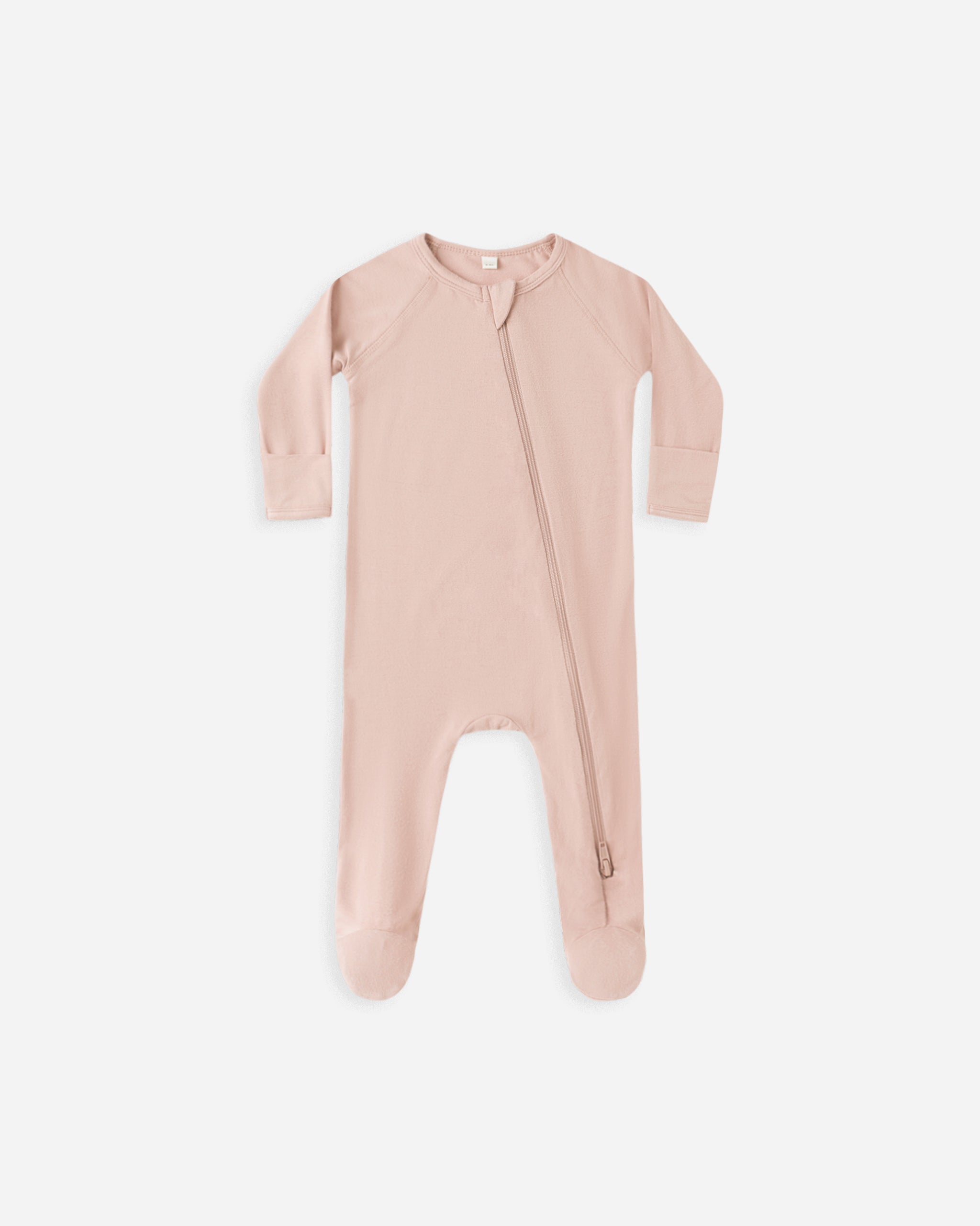 Chaussons en bambou avec fermeture éclair || Rose
