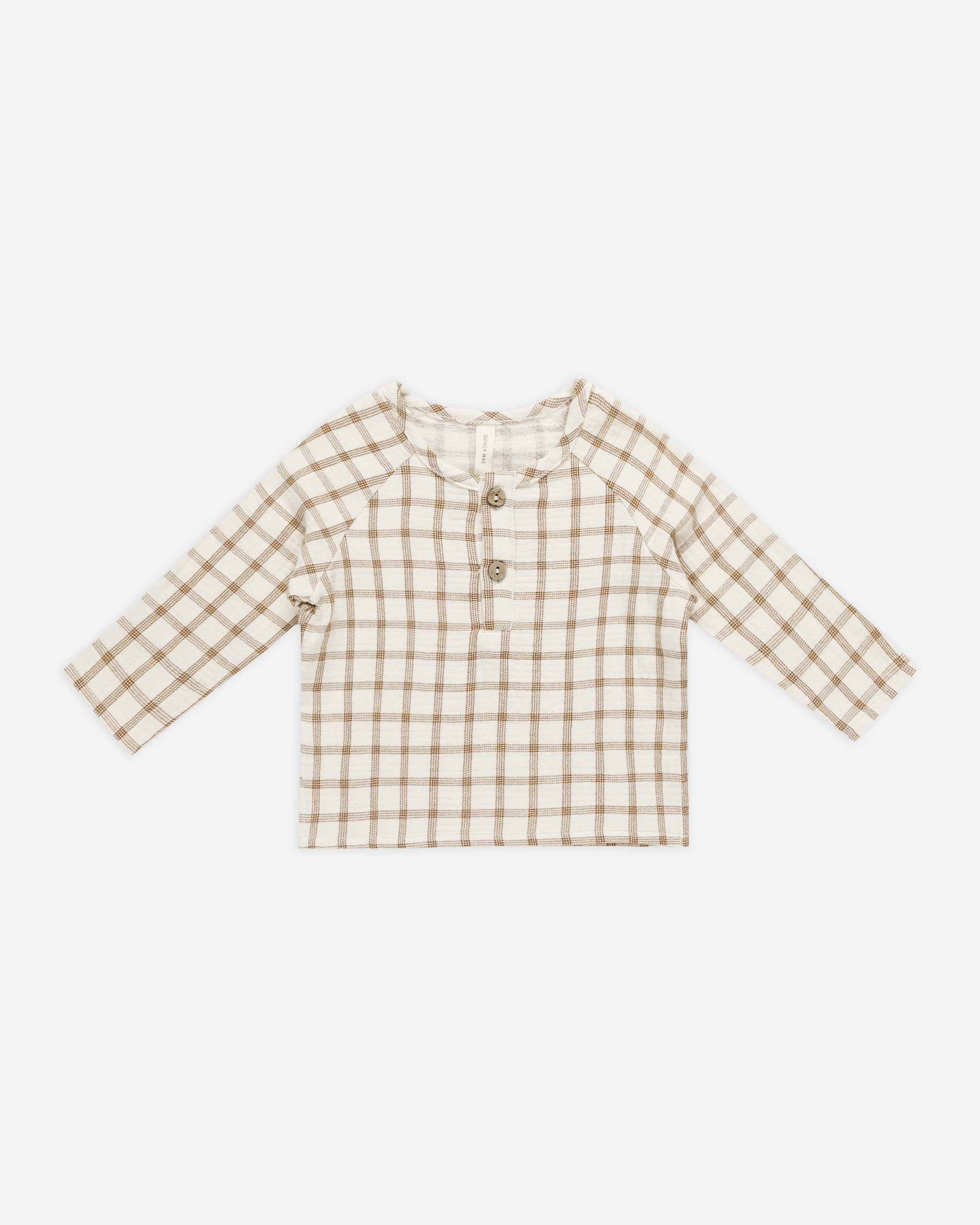 Zion Shirt || Cinnamon Plaid