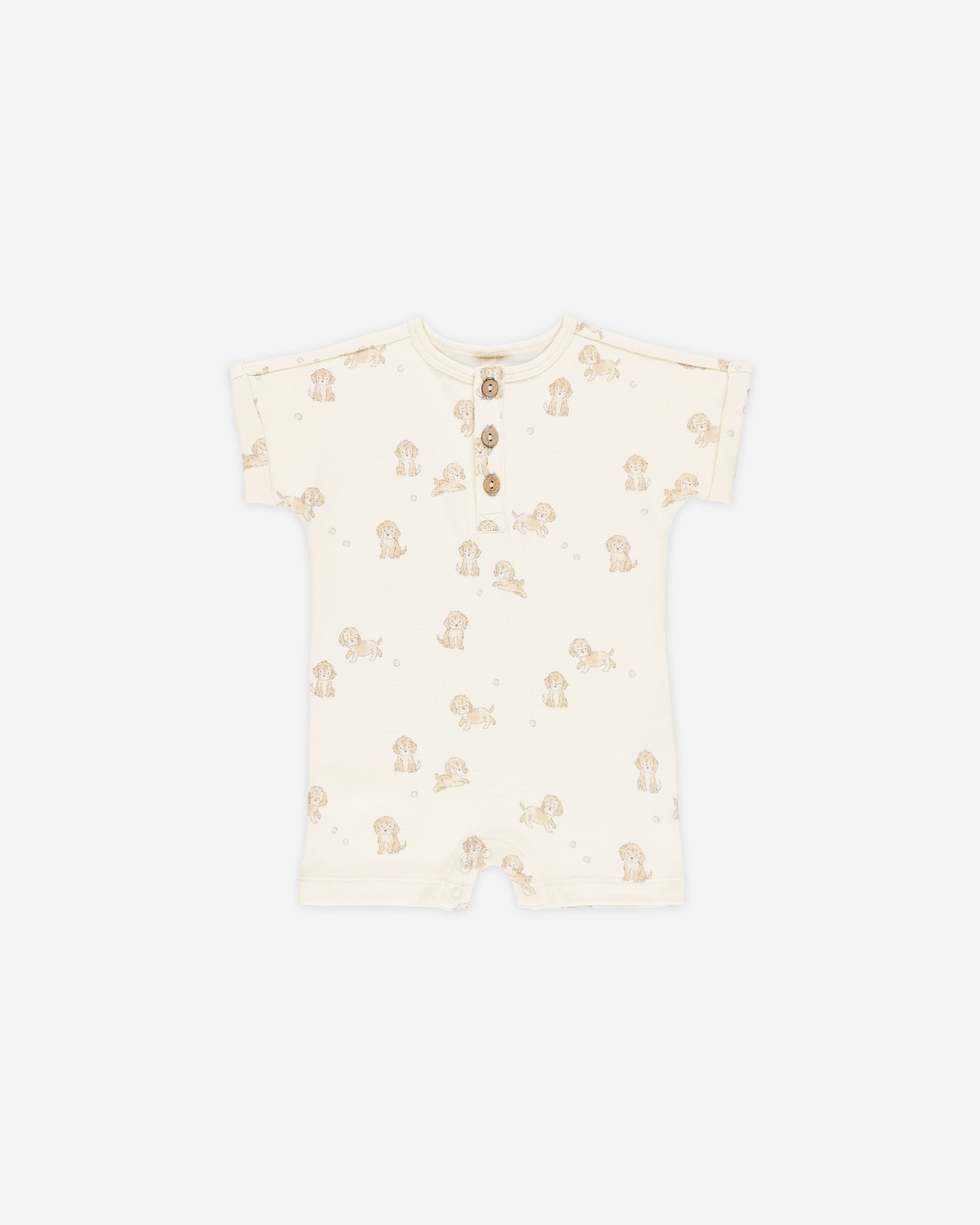 -Short Sleeve One-Piece || Puppies-