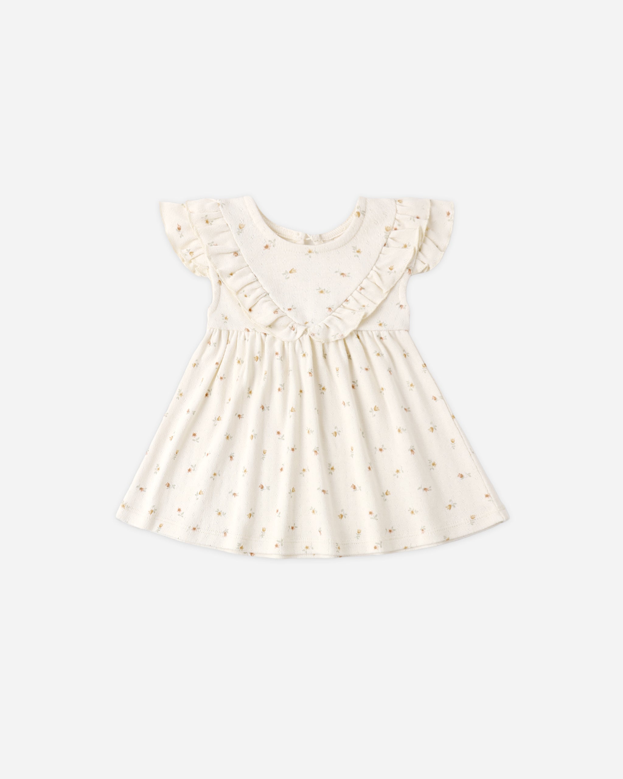 Sleeveless Ruffle V Dress Petit Fleur - Rylee + Cru | Kids Clothes | Trendy Baby Clothes | Modern Infant Outfits |
