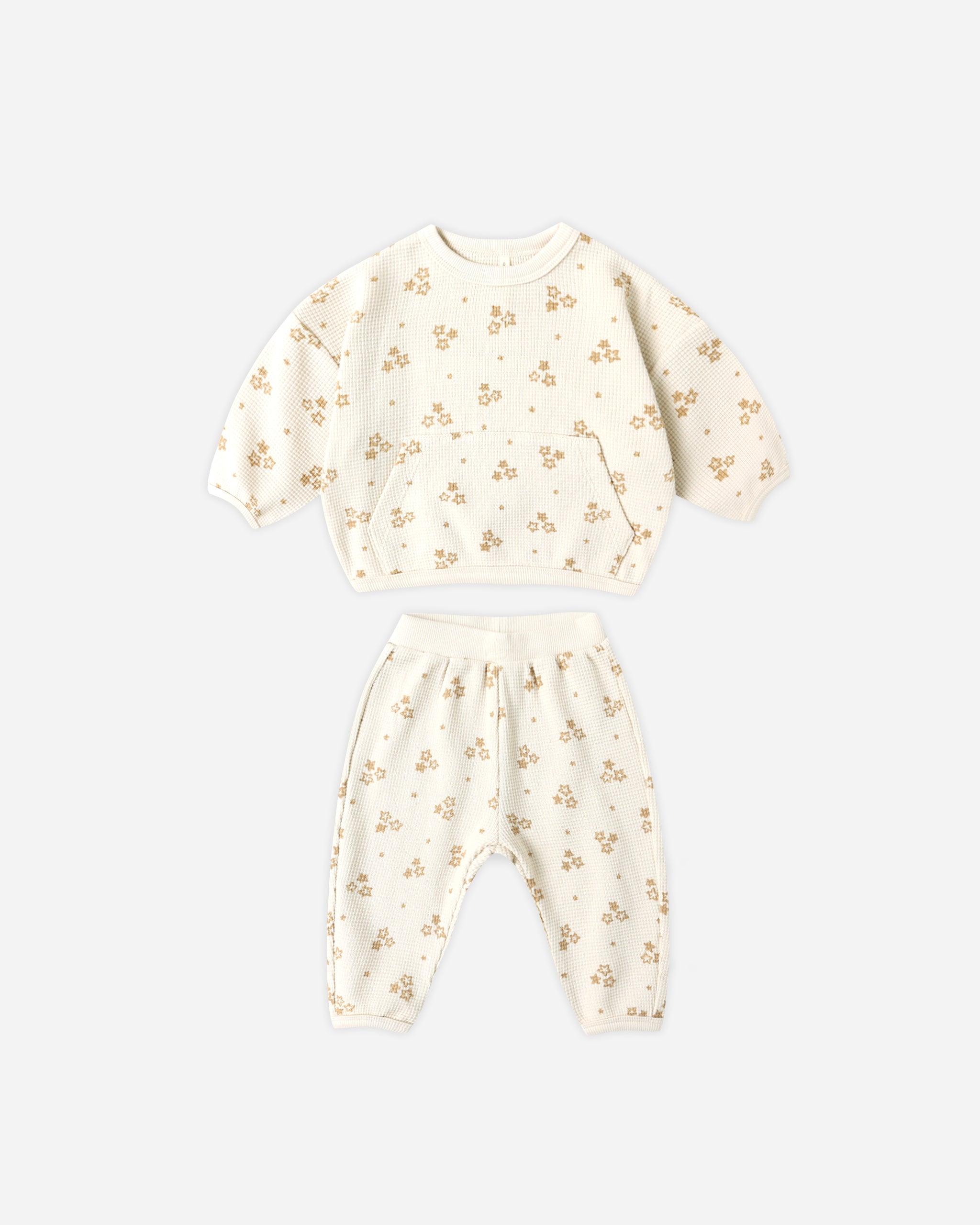 Waffle Slouch Set || Marigold