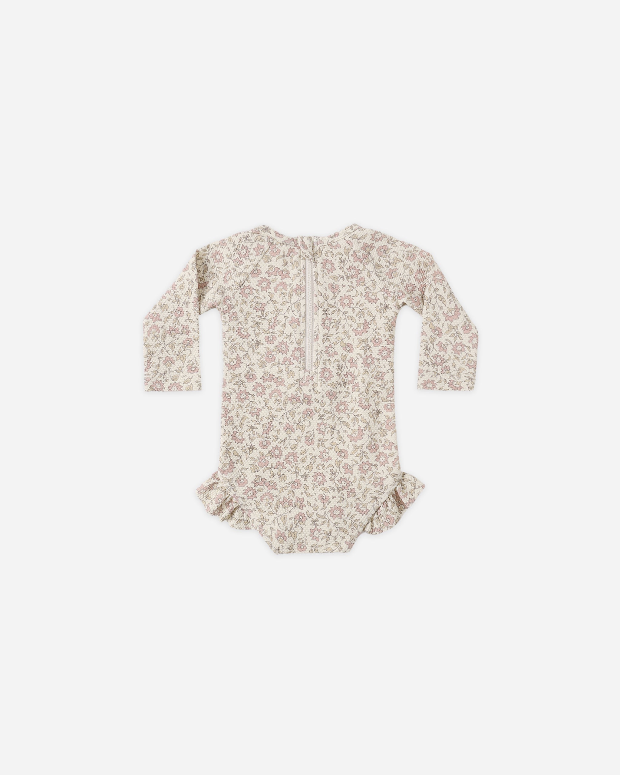 Olivia Rashguard One-Piece Dahlia - Rylee + Cru | Kids Clothes | Trendy Baby Clothes | Modern Infant Outfits |