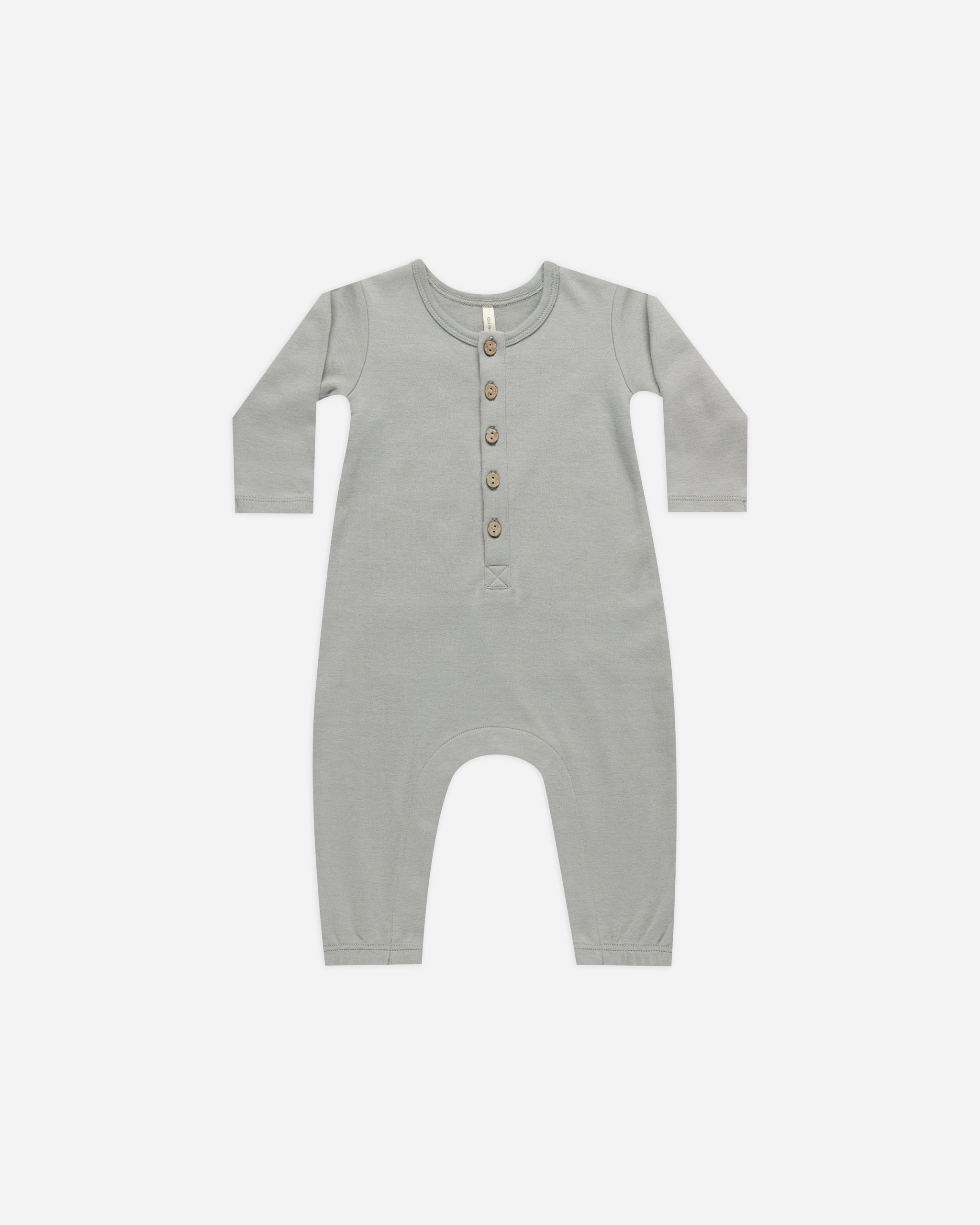 Long Sleeve Jumpsuit || Dusty Blue*