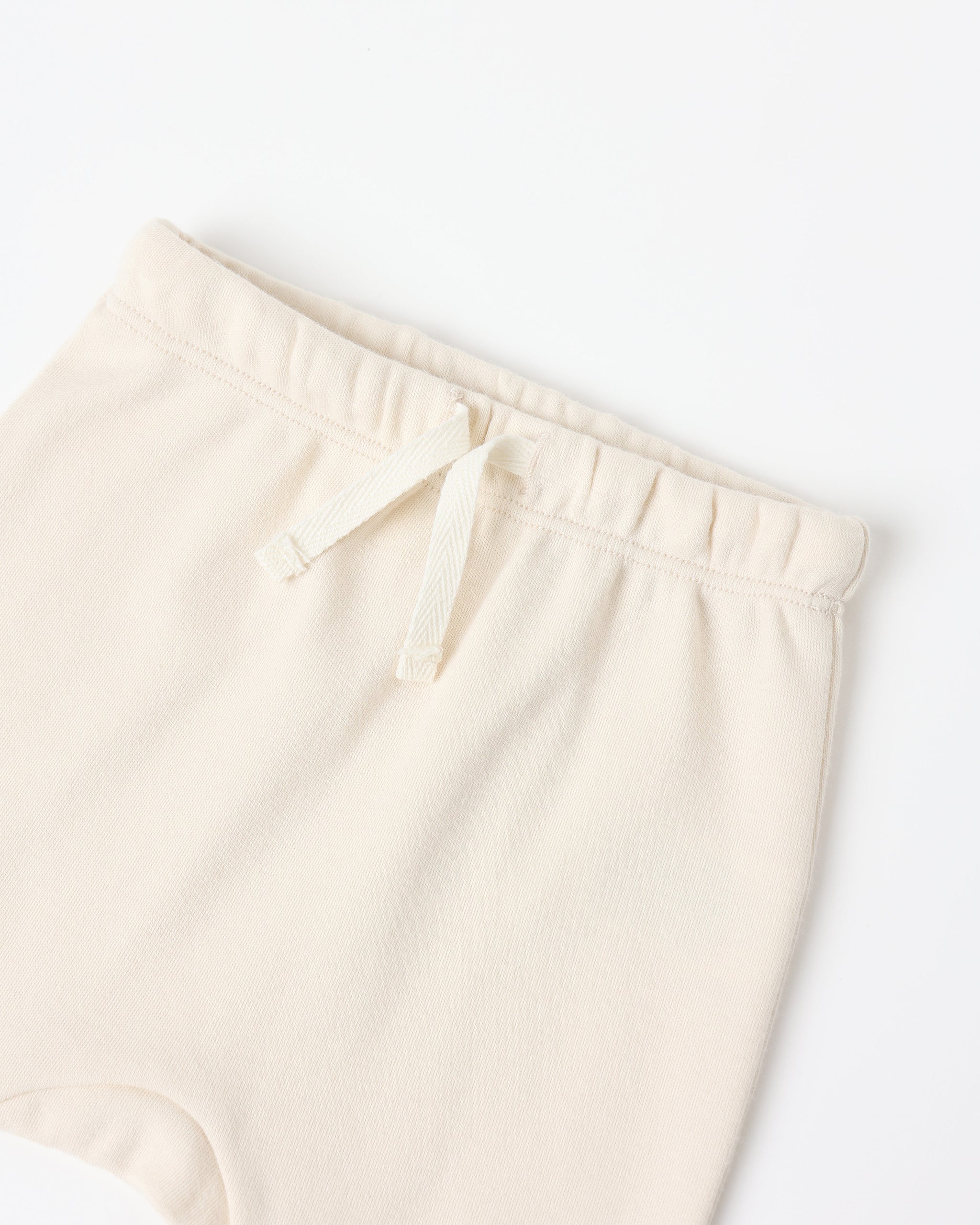 Ensemble haut cache-cœur et pantalon à pieds || Naturel