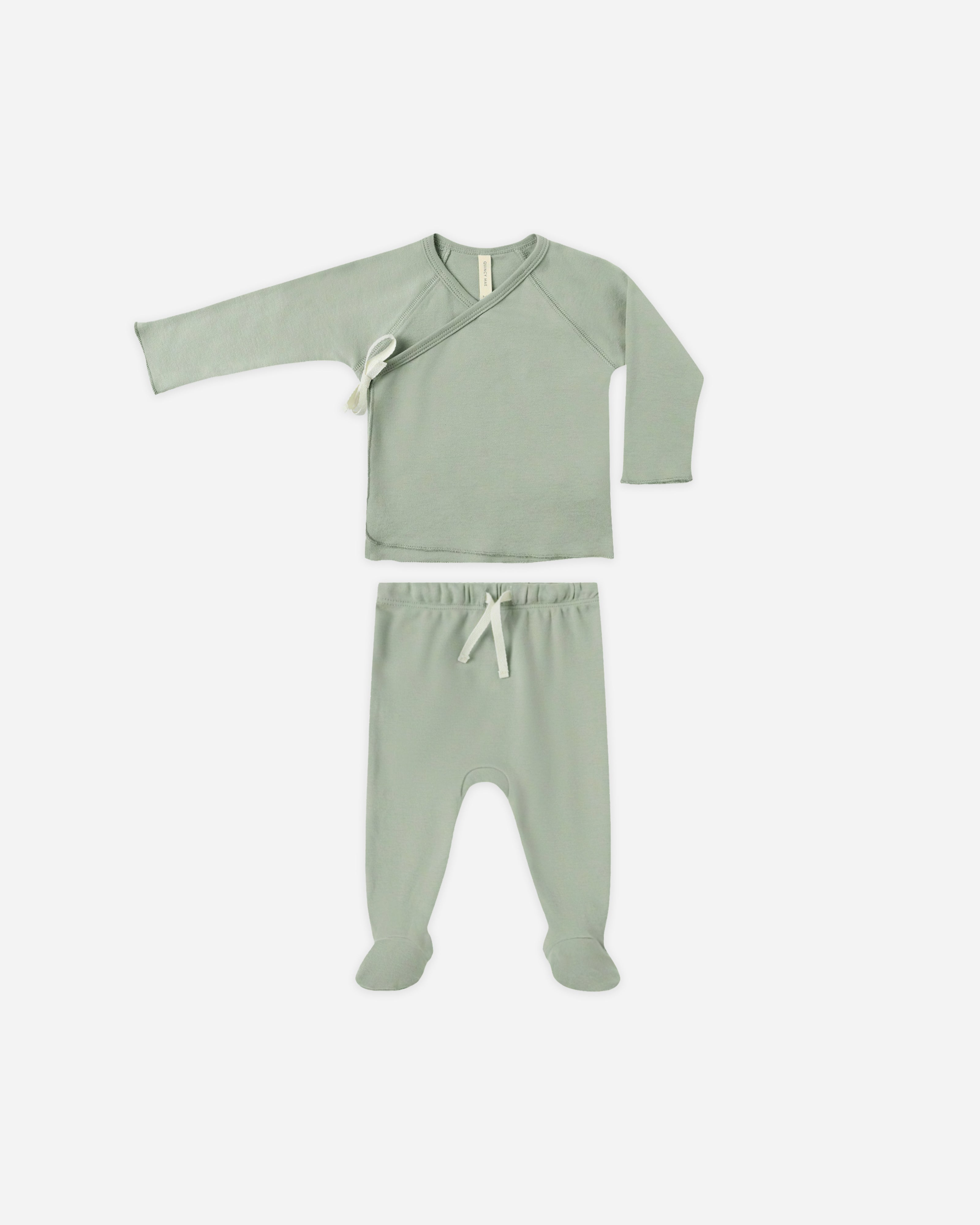 Ensemble haut cache-cœur et pantalon à pieds || Fern