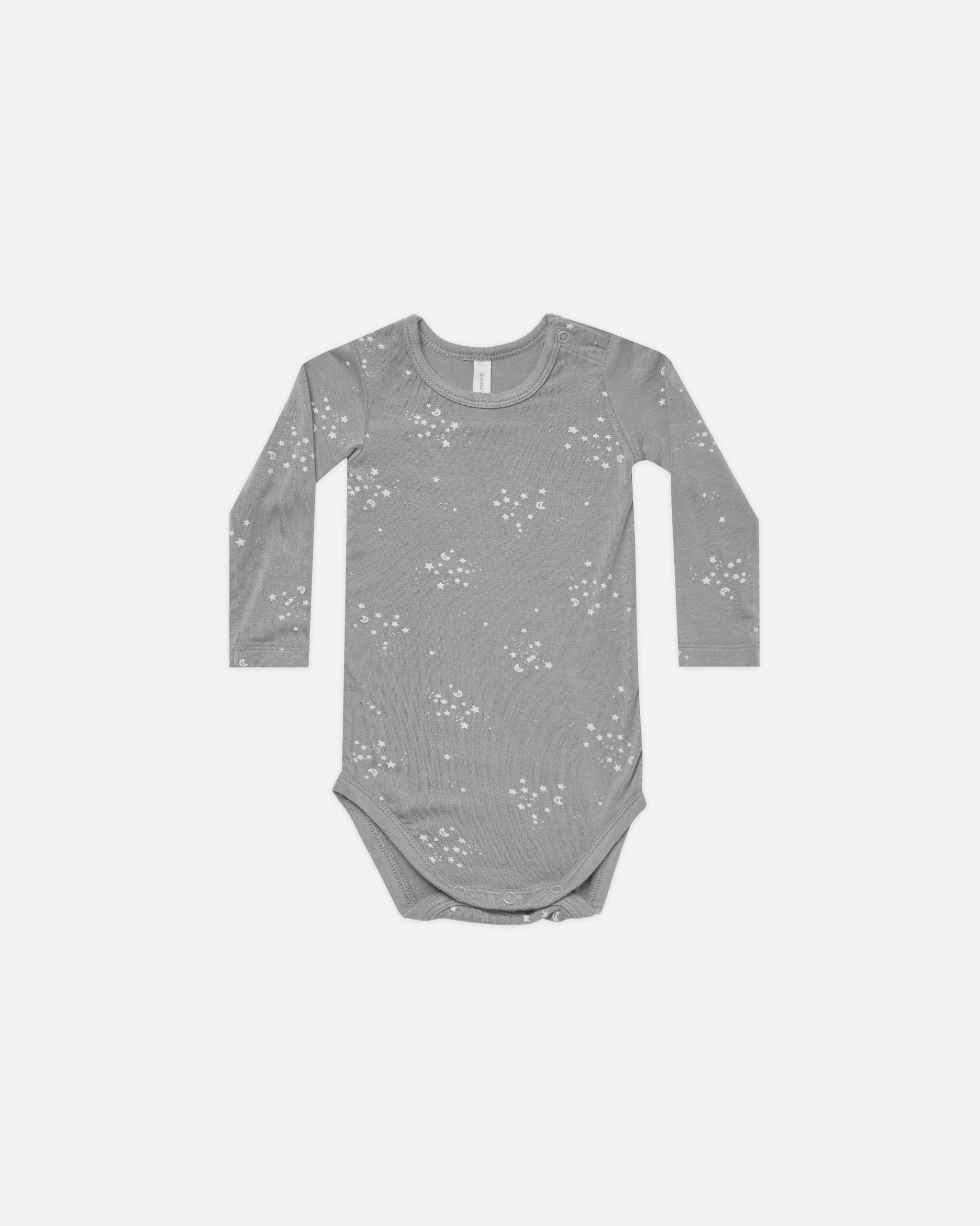 Bamboo Long Sleeve Bodysuit || Twinkle - Rylee + Cru | Kids Clothes | Trendy Baby Clothes | Modern Infant Outfits |