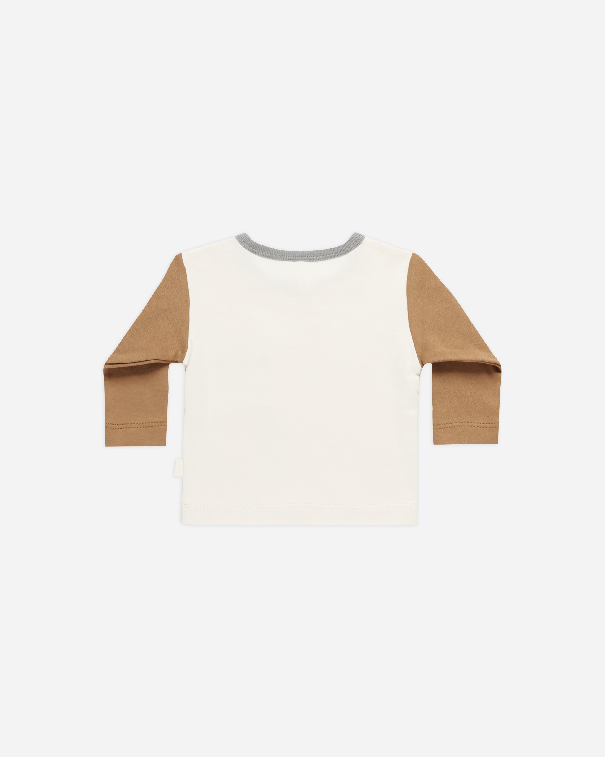 Long Sleeve Pocket Tee - || -  Color Block