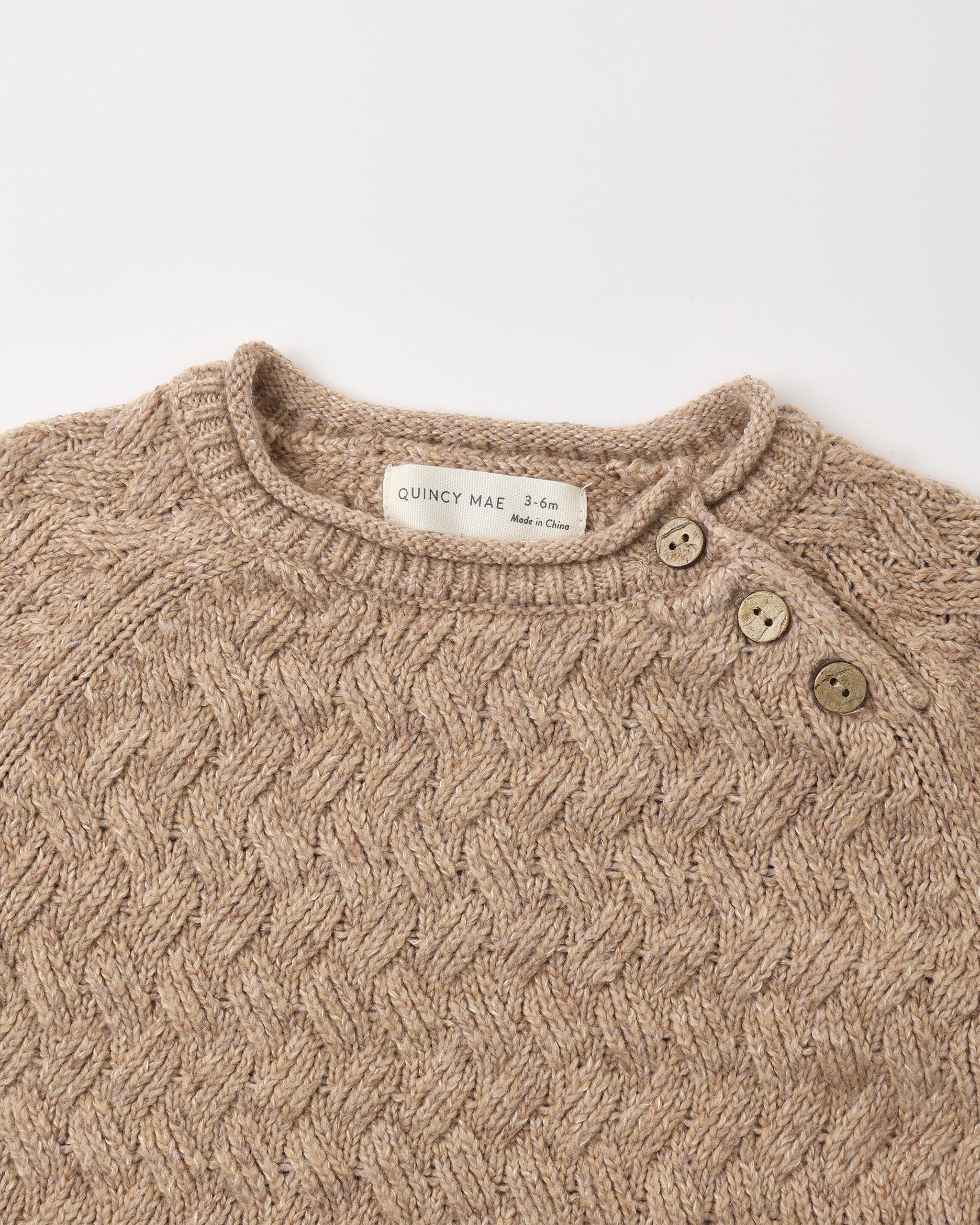 Cozy Heather Knit Jumpsuit Heathered Almond - Rylee + Cru | Kids Clothes | Trendy Baby Clothes | Modern Infant Outfits |