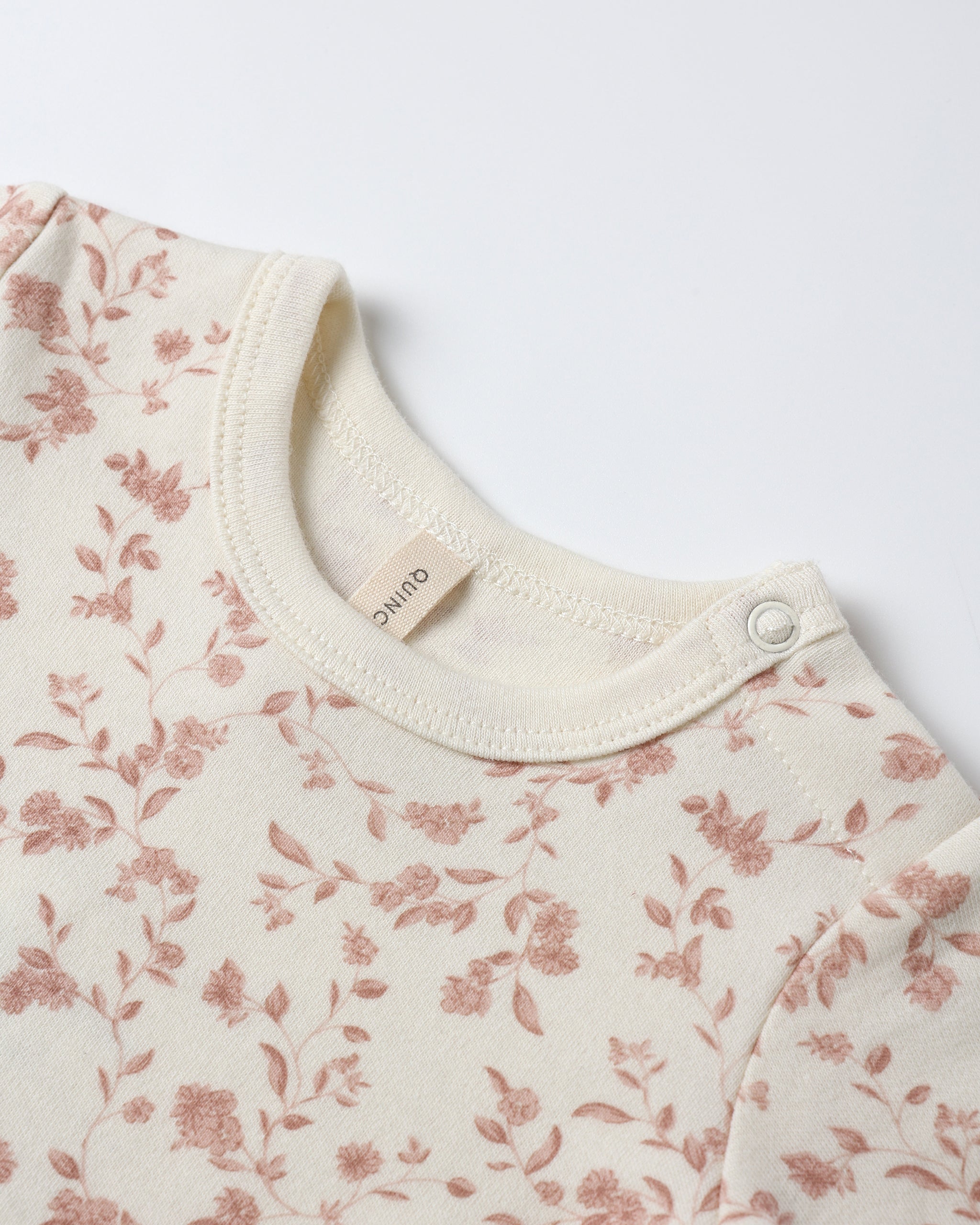 Jersey Bodysuit, 2 Pack || French Garden, Rose Micro Stripe