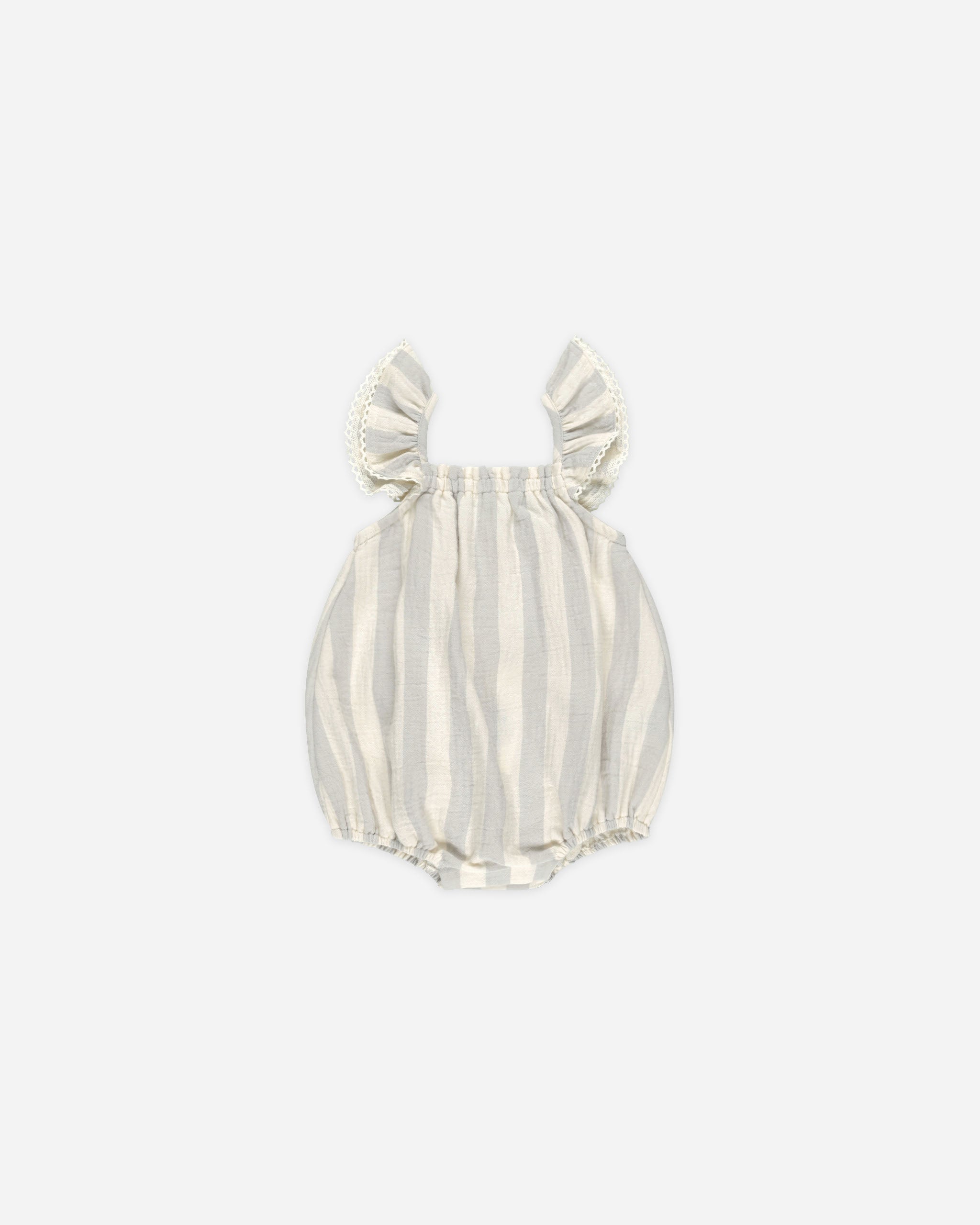 -Bonnie Romper || Sky Stripe-