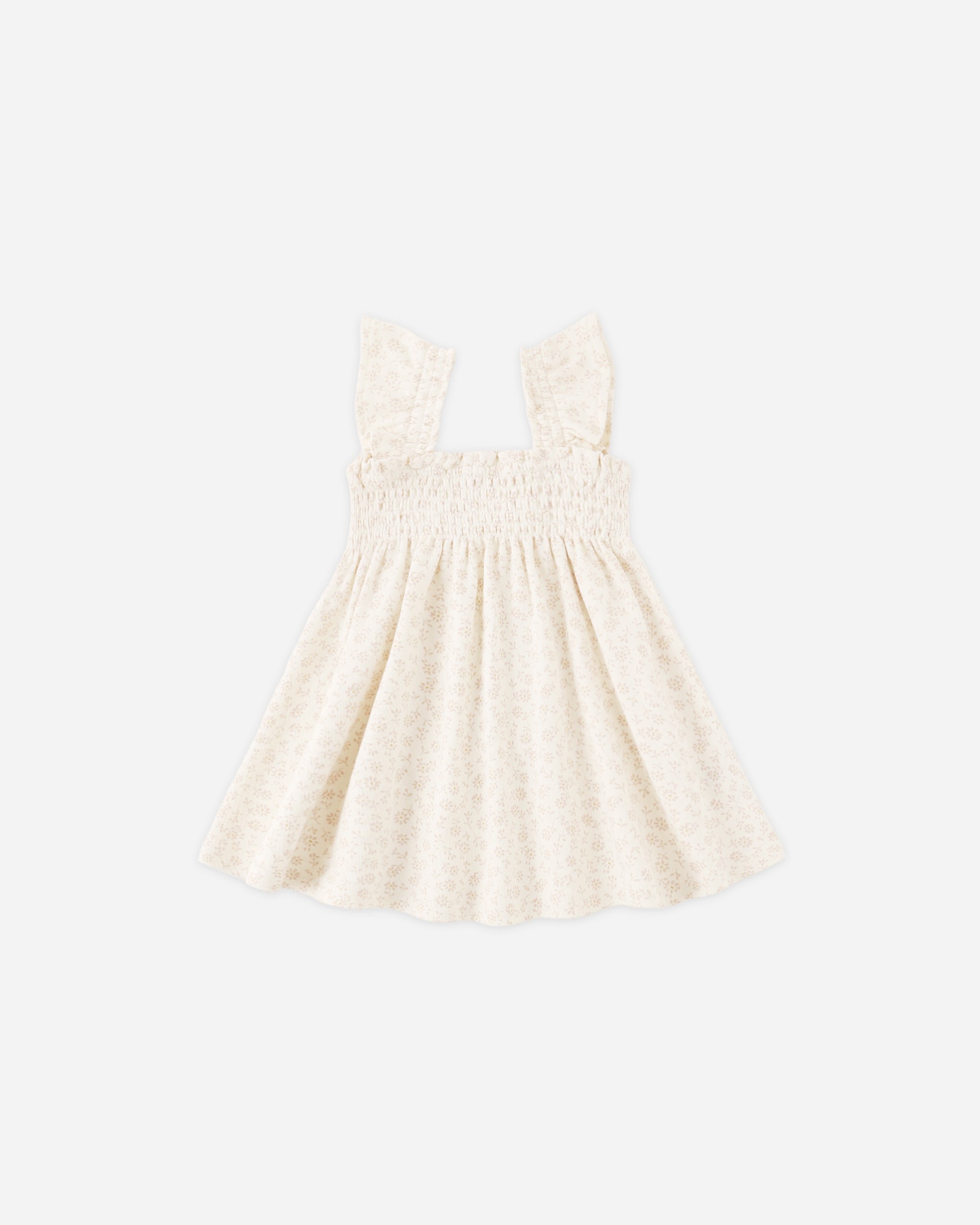 Smocked Jersey Dress Ditsy - Rylee + Cru | Kids Clothes | Trendy Baby Clothes | Modern Infant Outfits |