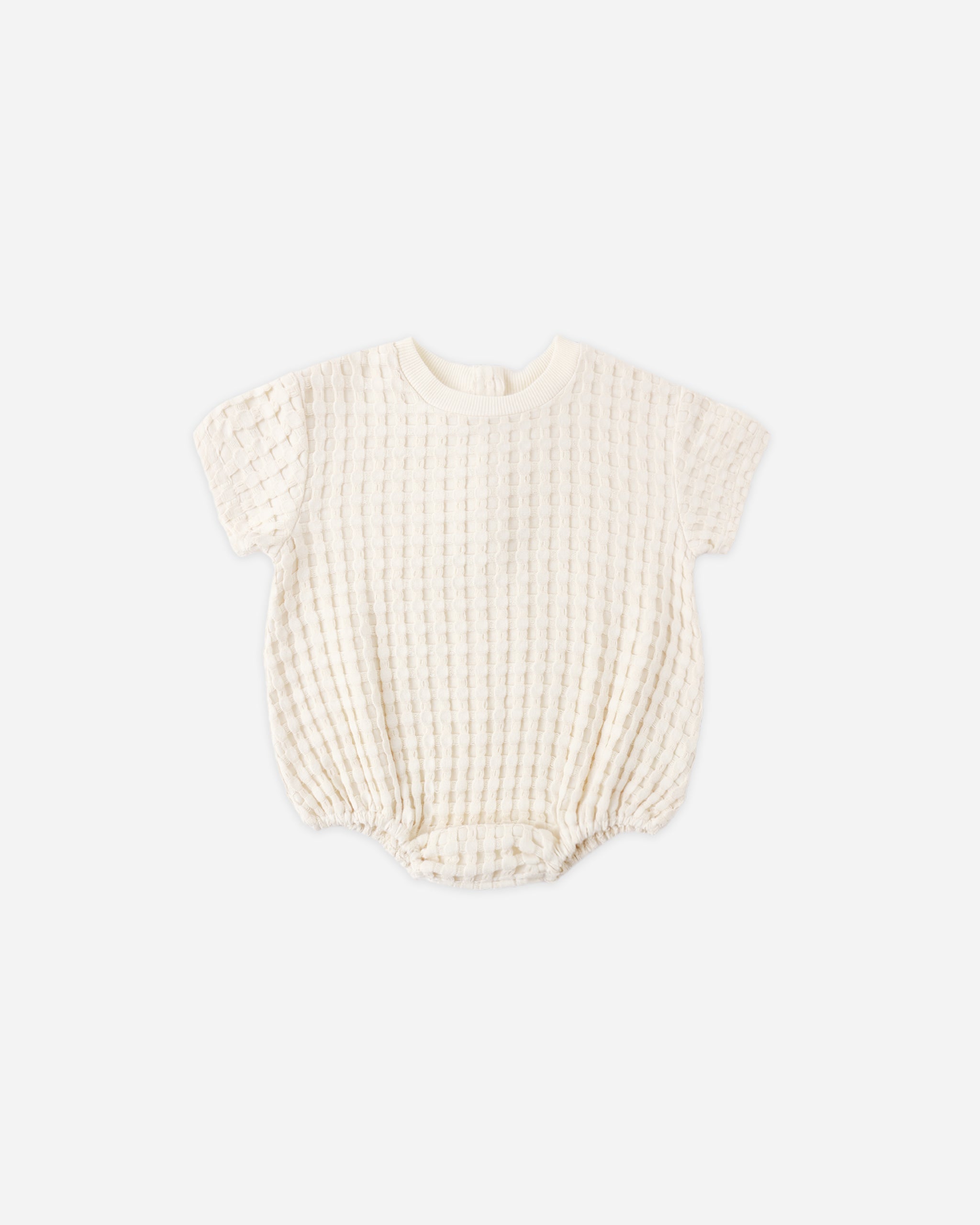 Relaxed Bubble Romper Natural - Rylee + Cru | Kids Clothes | Trendy Baby Clothes | Modern Infant Outfits |
