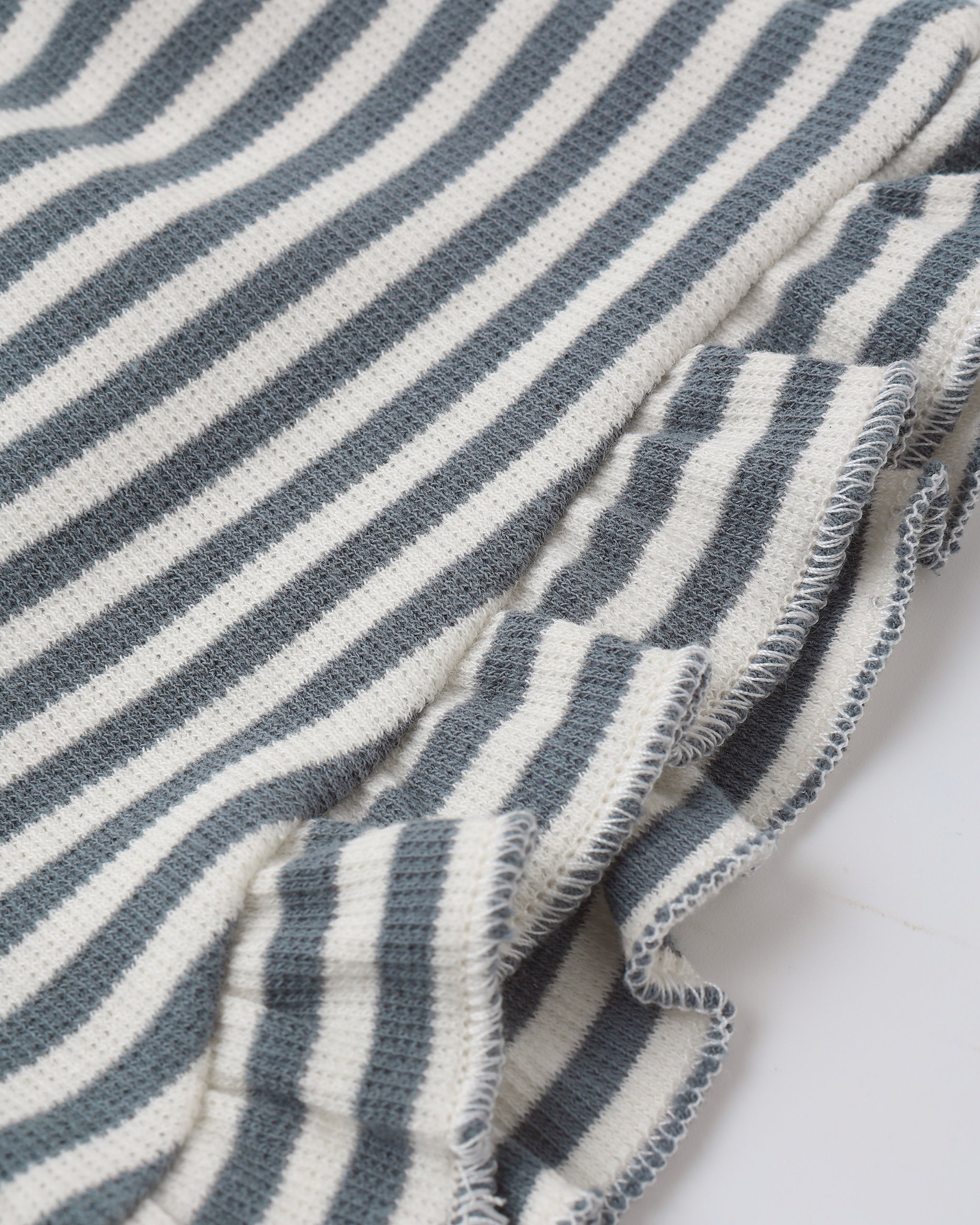 Evie Tank + Shortie Set Ocean Stripe - Rylee + Cru | Kids Clothes | Trendy Baby Clothes | Modern Infant Outfits |