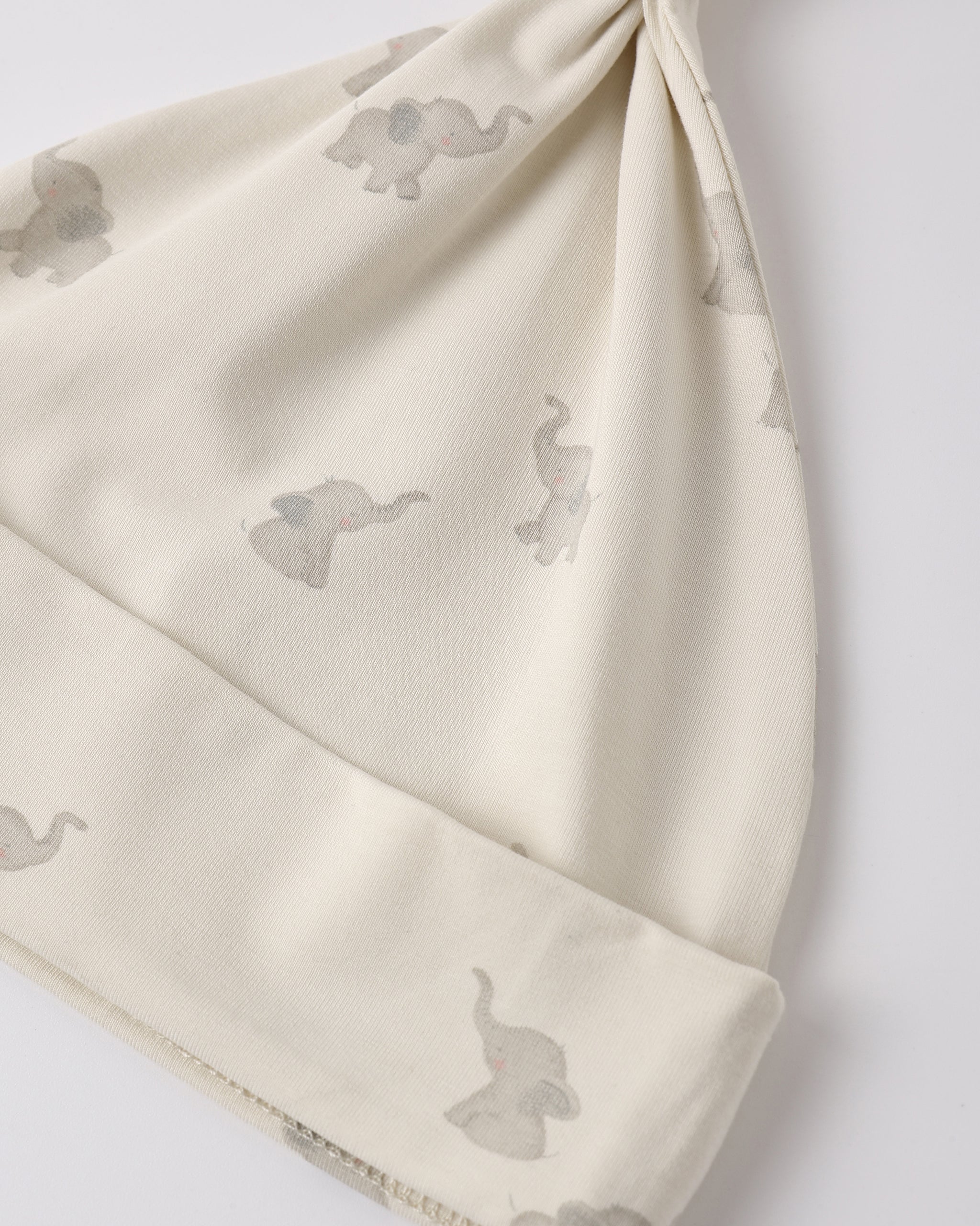 Bamboo Baby Gown + Hat Set Elephants - Rylee + Cru | Kids Clothes | Trendy Baby Clothes | Modern Infant Outfits |