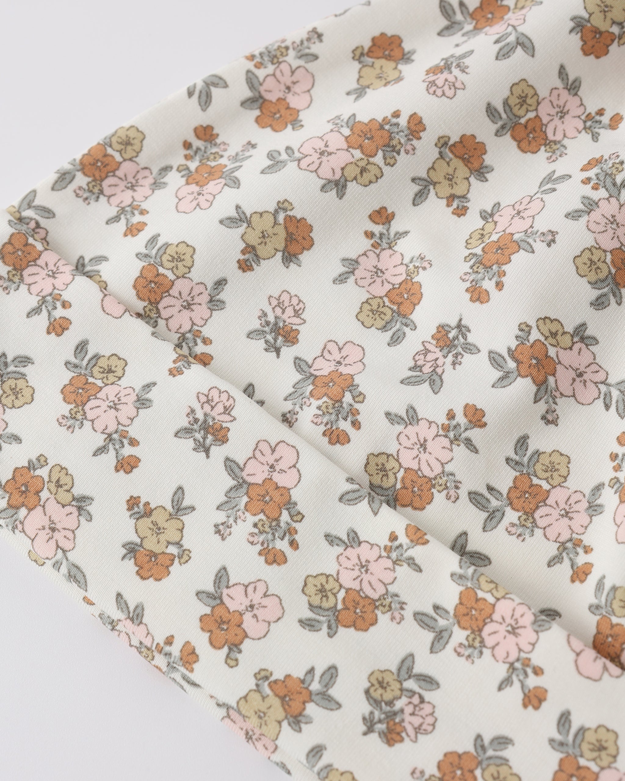 Bamboo Baby Gown + Hat Set Wildflower - Rylee + Cru | Kids Clothes | Trendy Baby Clothes | Modern Infant Outfits |