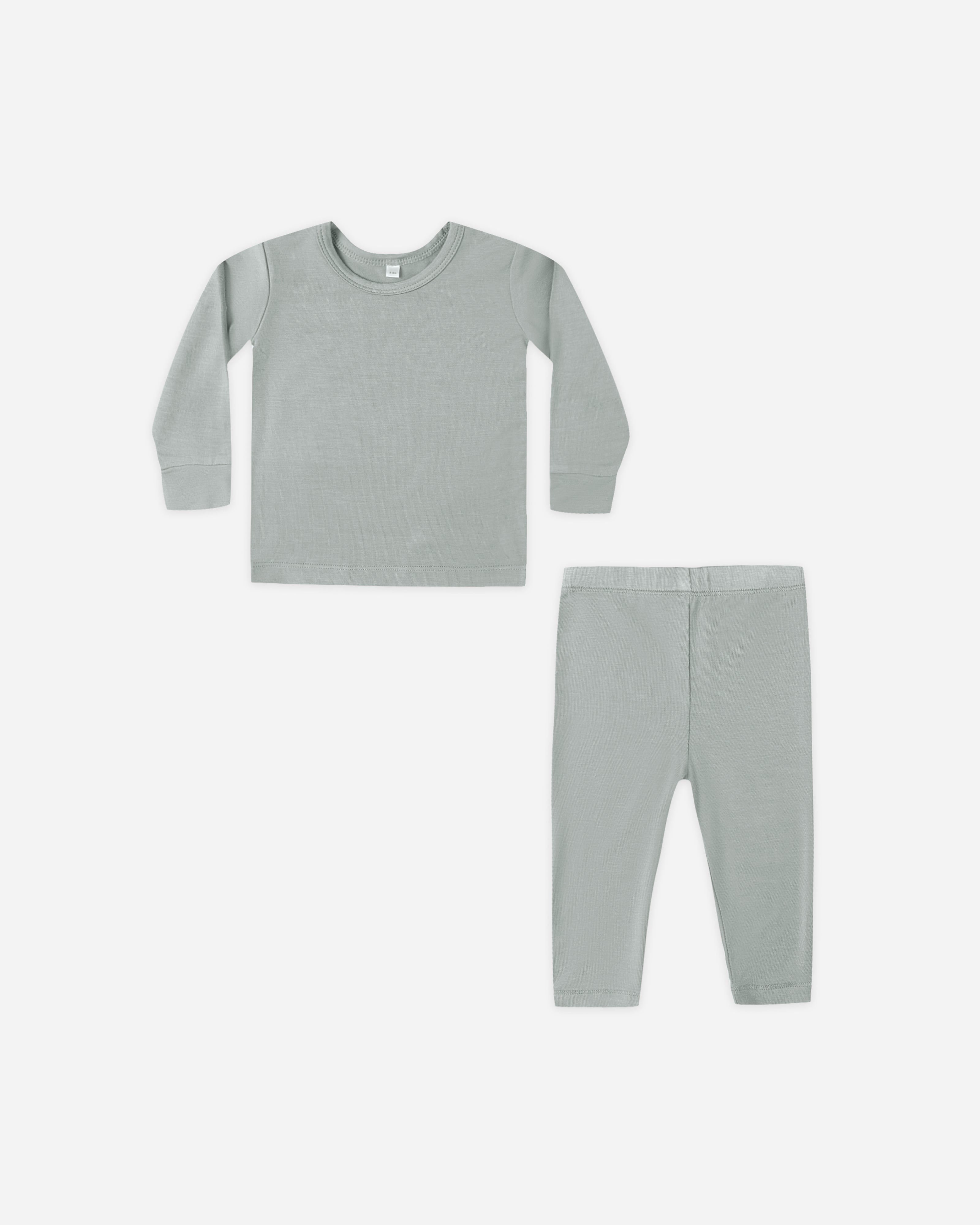 Ensemble pyjama en bambou || Bleu acier
