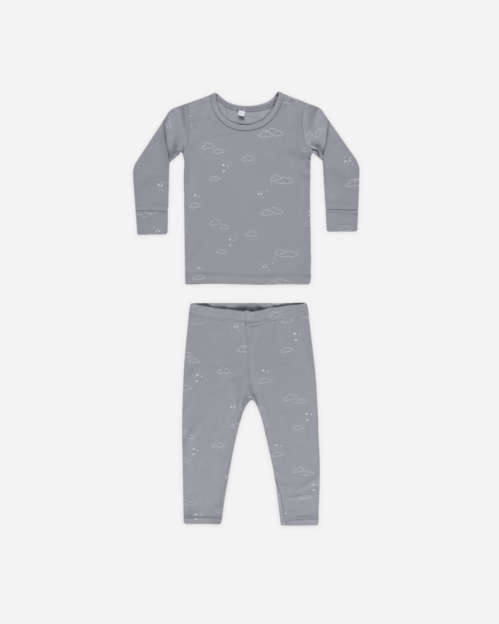 -Bamboo Pajama Set || Clouds-