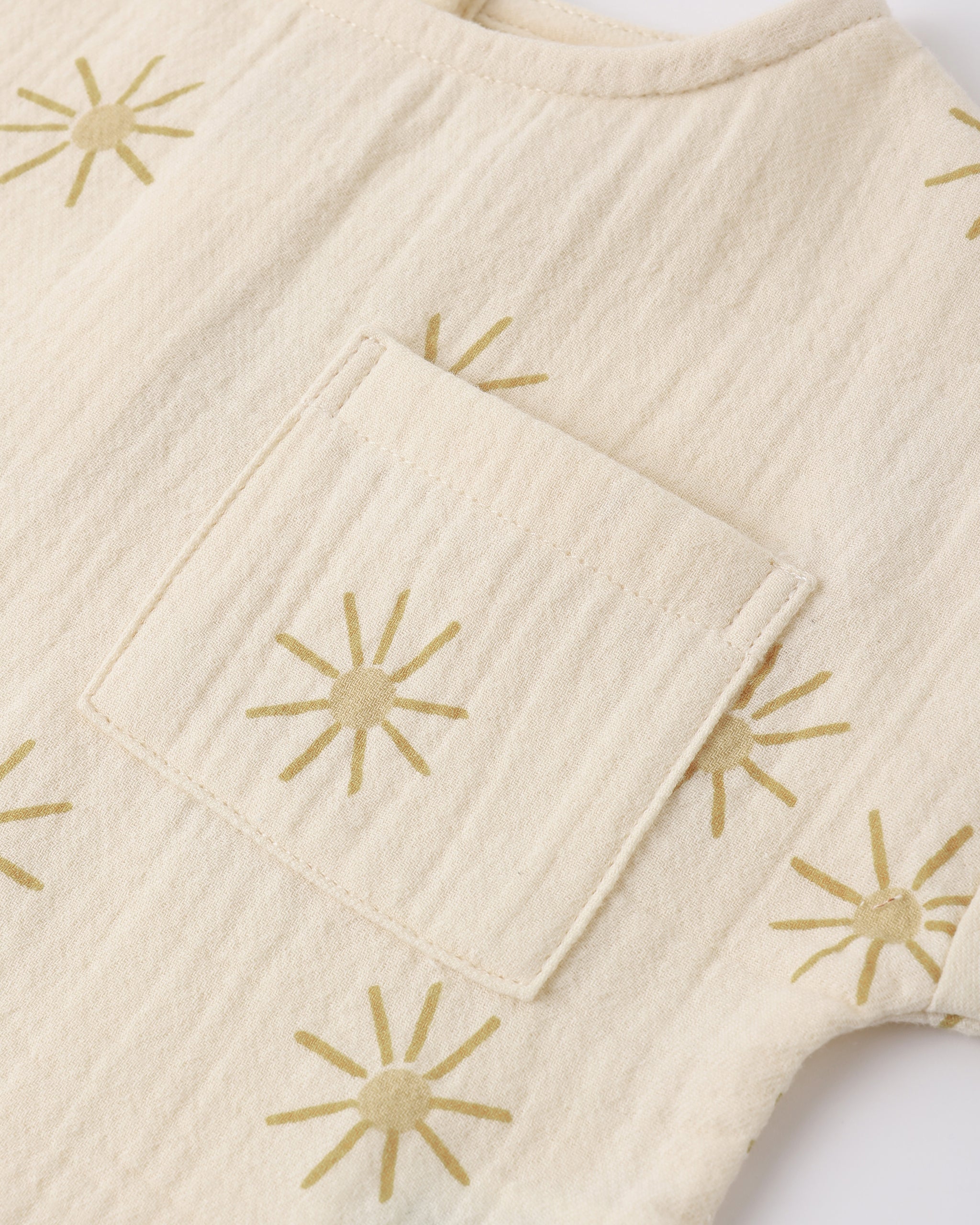 Woven Boxy Top Sunburst - Rylee + Cru | Kids Clothes | Trendy Baby Clothes | Modern Infant Outfits |