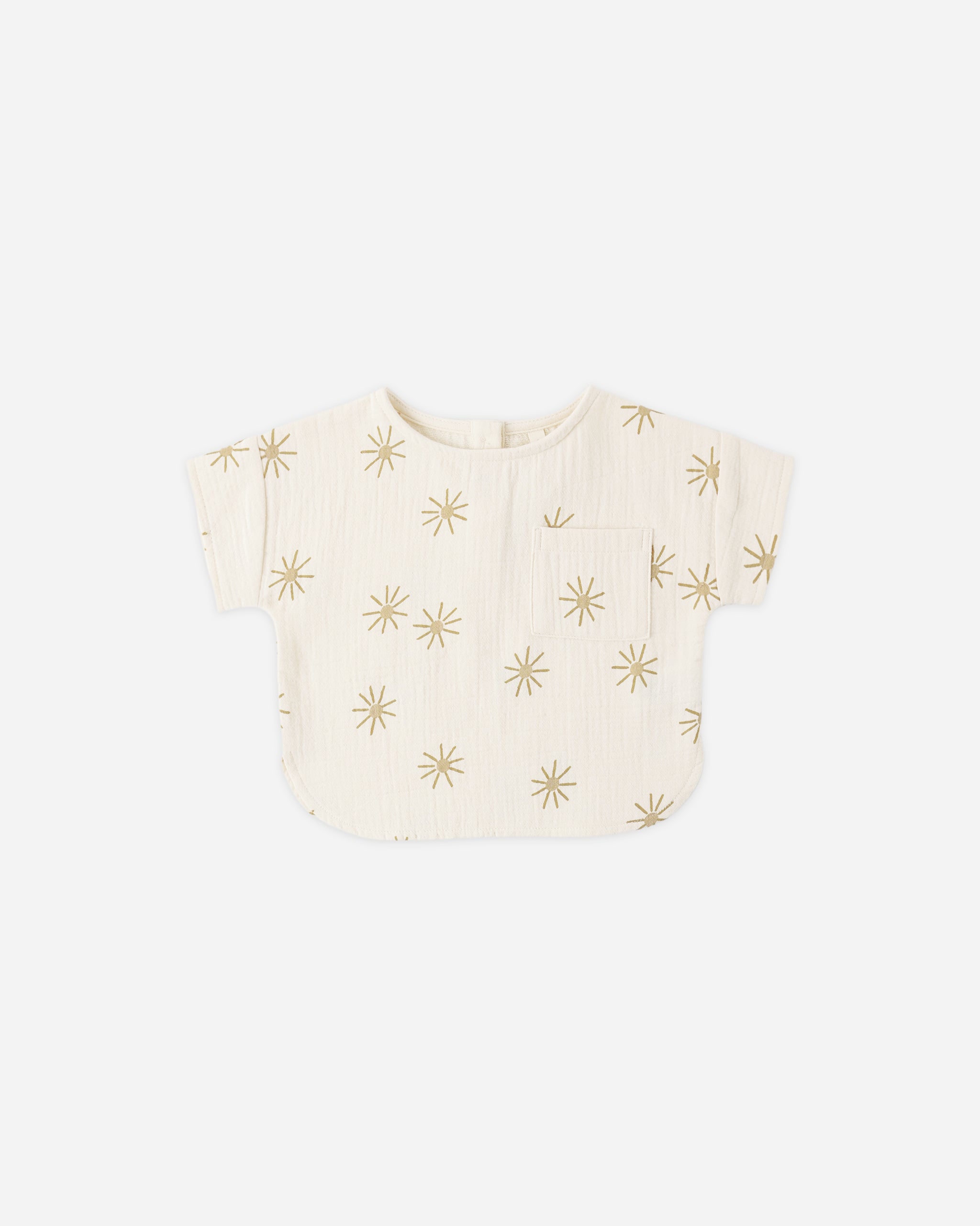 Woven Boxy Top Sunburst - Rylee + Cru | Kids Clothes | Trendy Baby Clothes | Modern Infant Outfits |