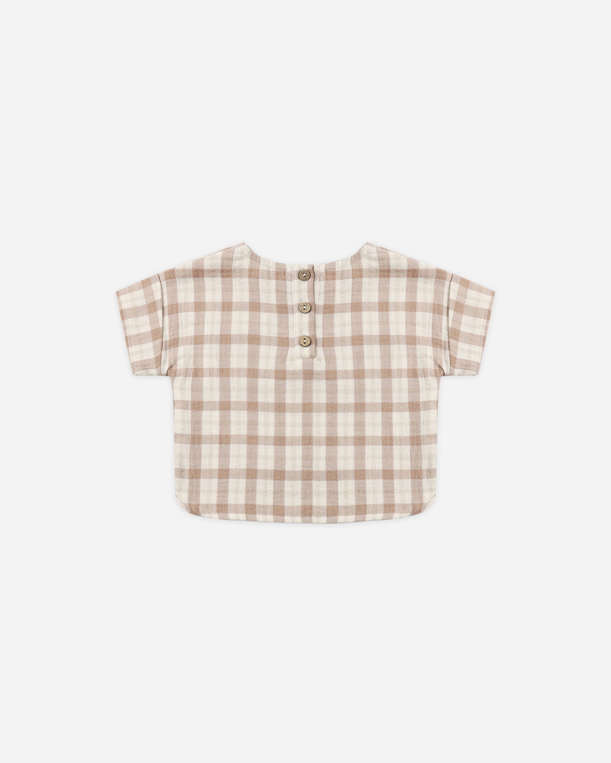 Woven Boxy Top Rustic Plaid - Rylee + Cru | Kids Clothes | Trendy Baby Clothes | Modern Infant Outfits |