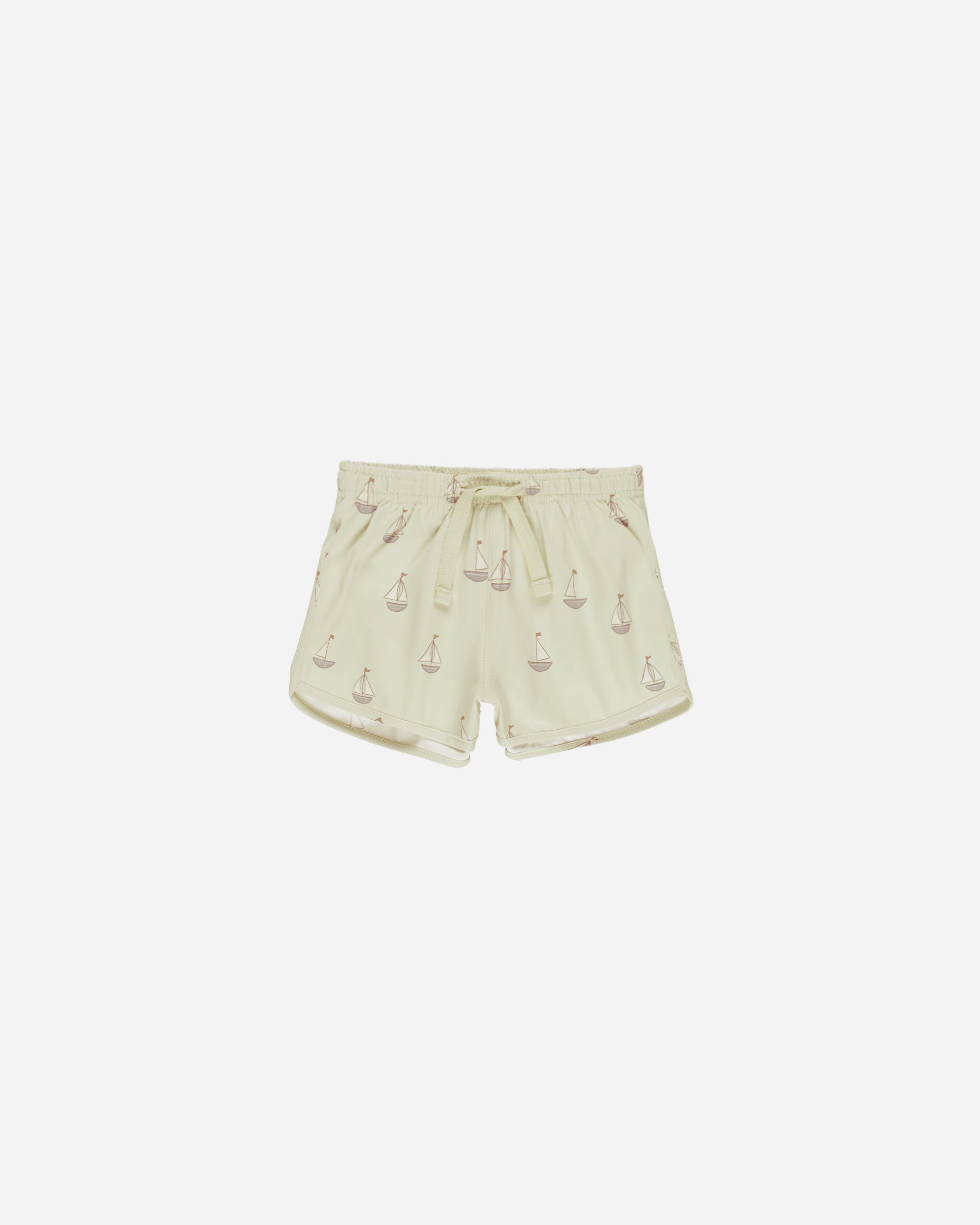 -Boys Swim Short || Sailboats-