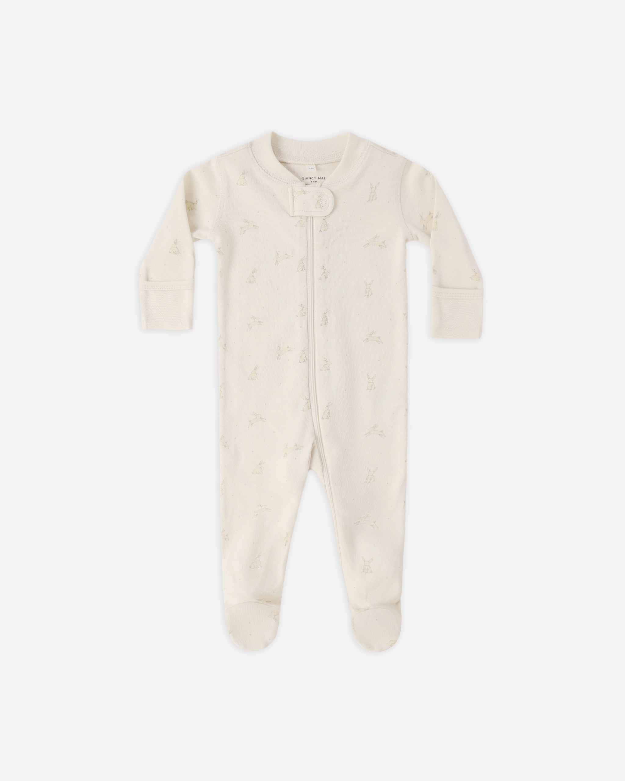 Zip Long Sleeve Sleeper Footie Bunnies - Rylee + Cru | Kids Clothes | Trendy Baby Clothes | Modern Infant Outfits |
