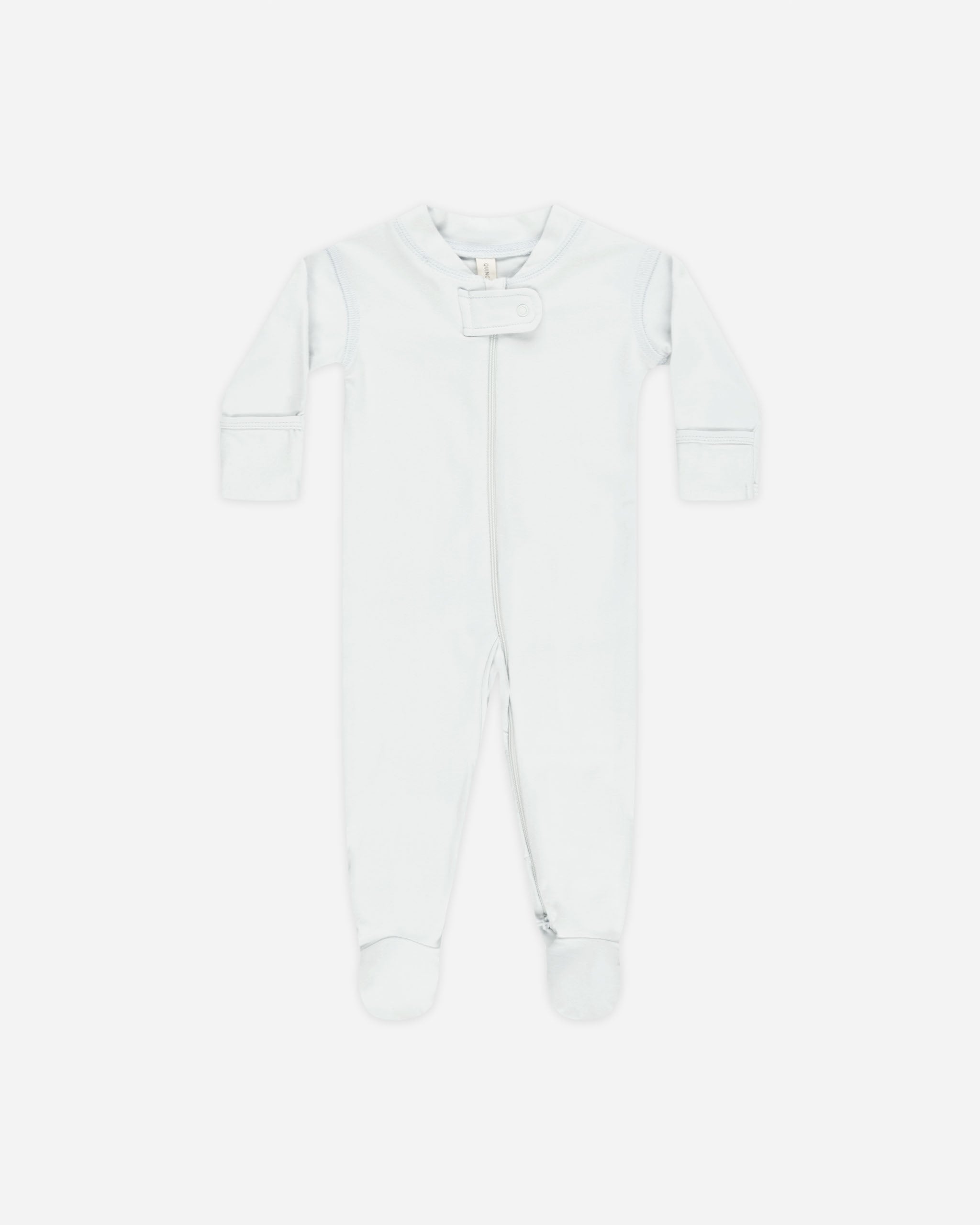 Zip Longsleeve Sleeper Footie || Fog - Rylee + Cru | Kids Clothes | Trendy Baby Clothes | Modern Infant Outfits |