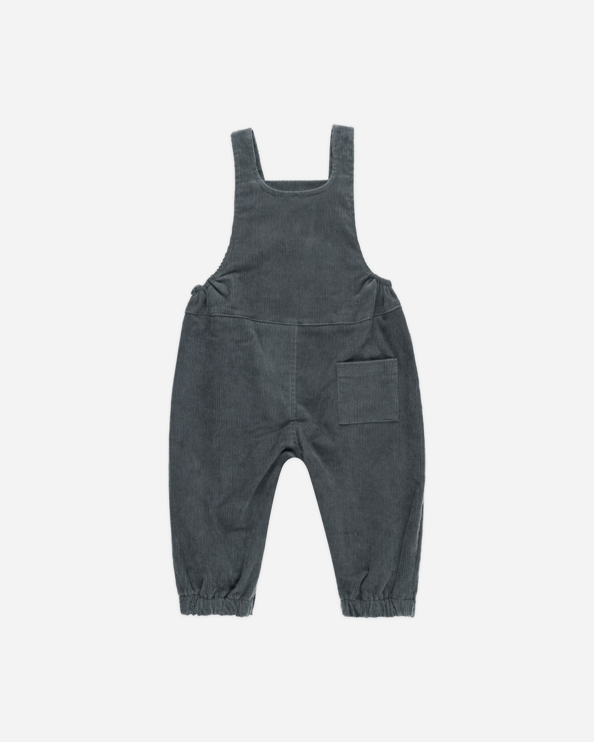 Corduroy Baby Overalls || Indigo