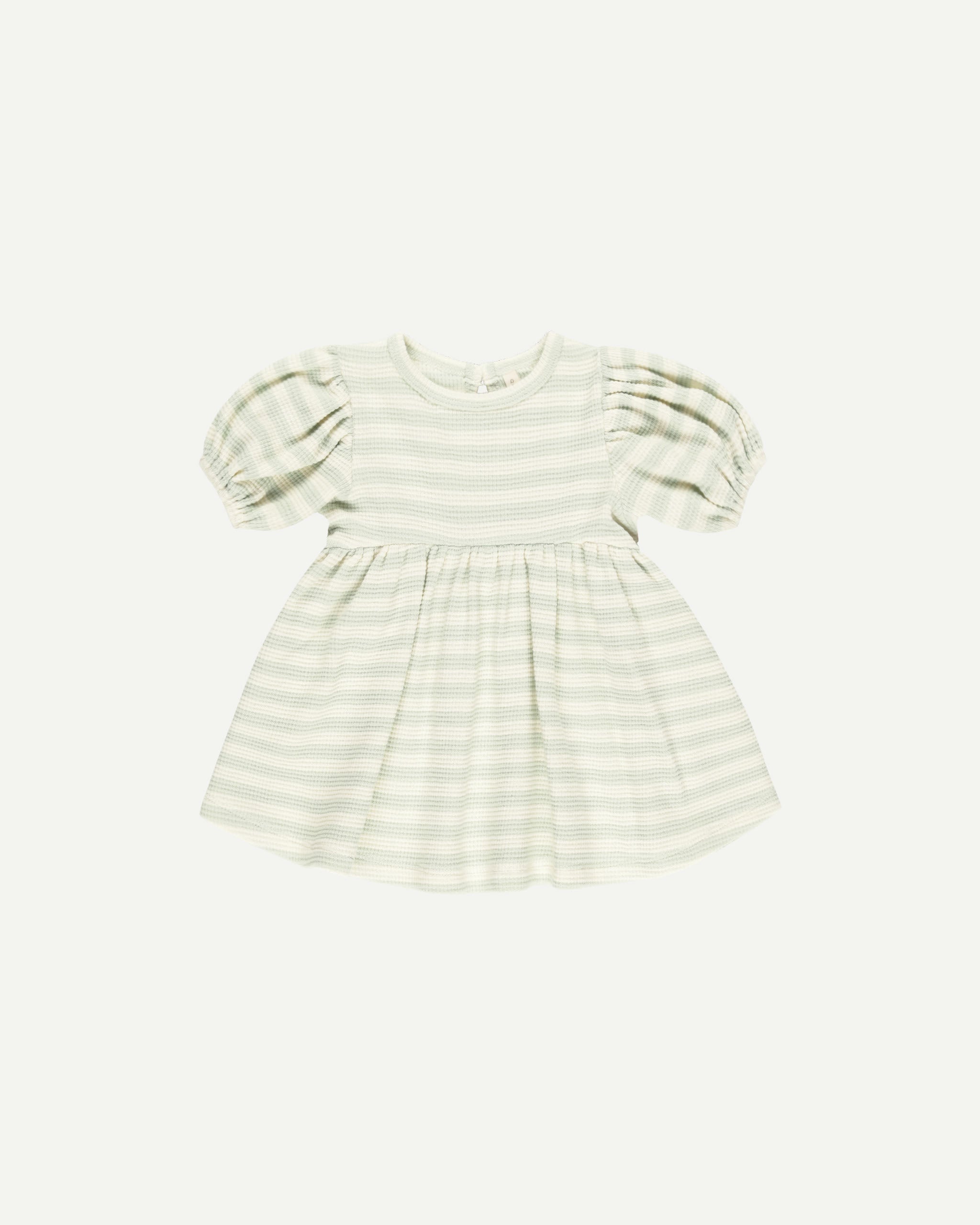 -Darla Dress || Mint Stripe-