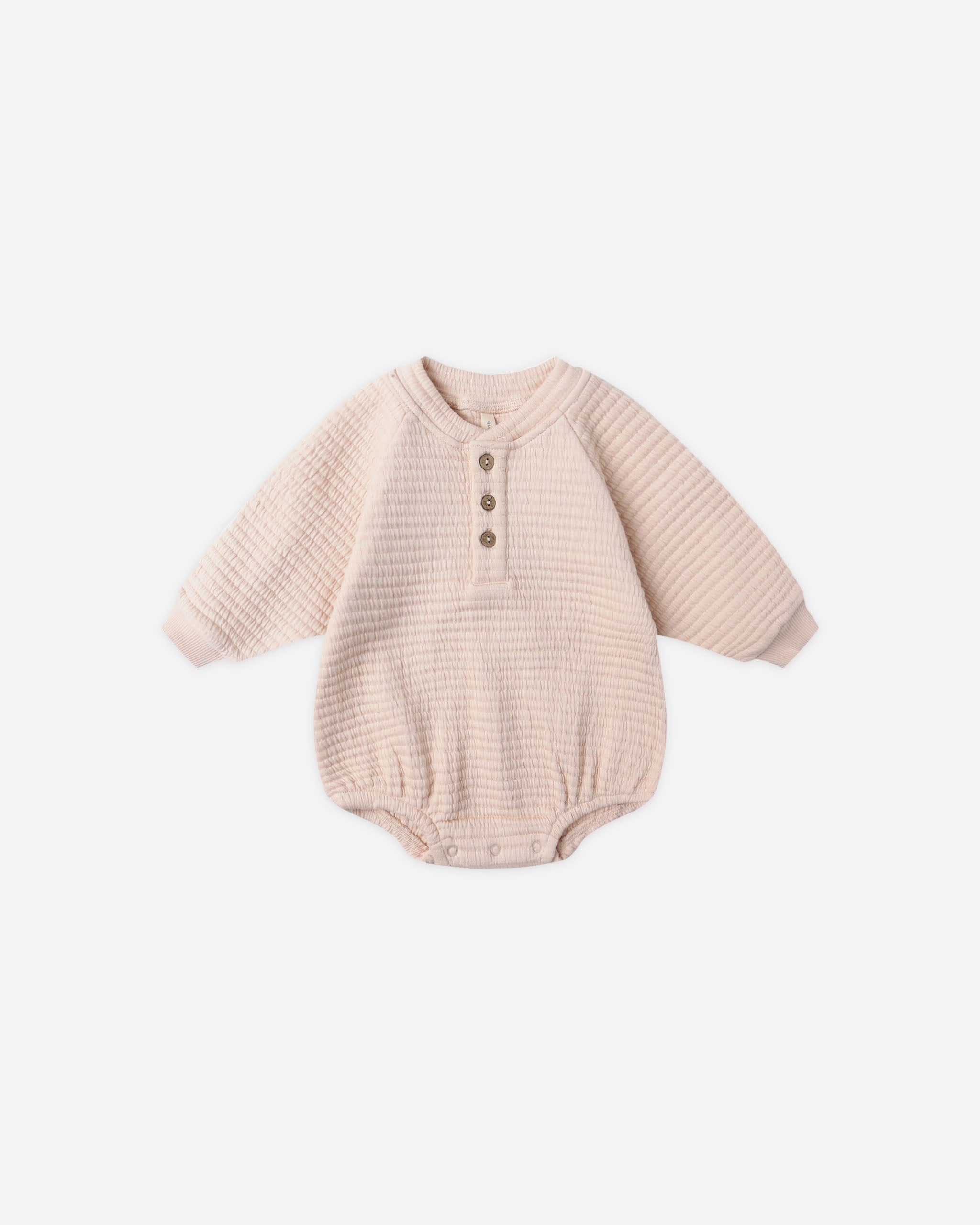 Henley Bubble Romper || Antique