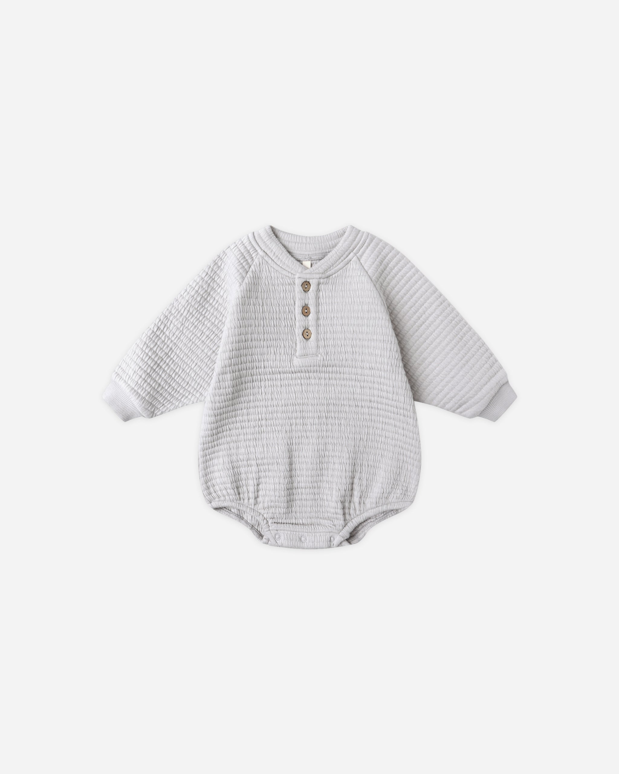 Henley Bubble Romper || Frost
