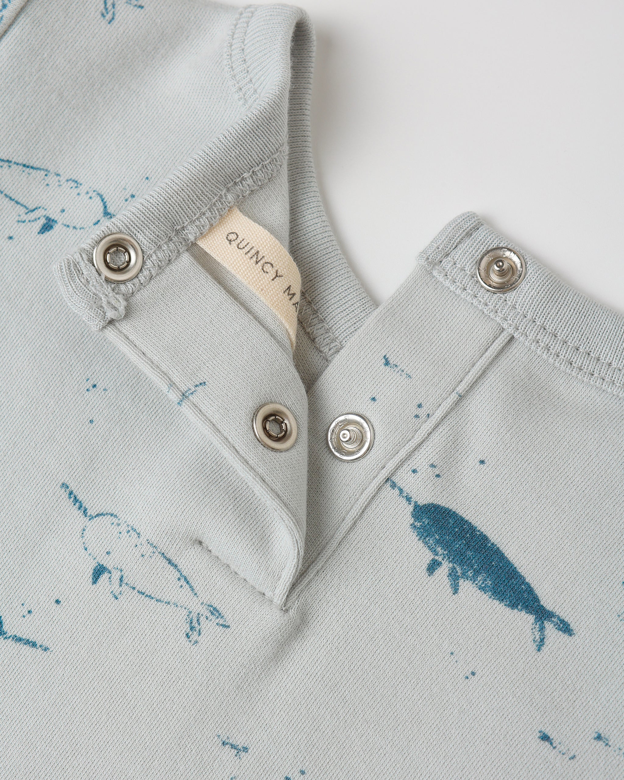 Long Sleeve Romper || Narwhals