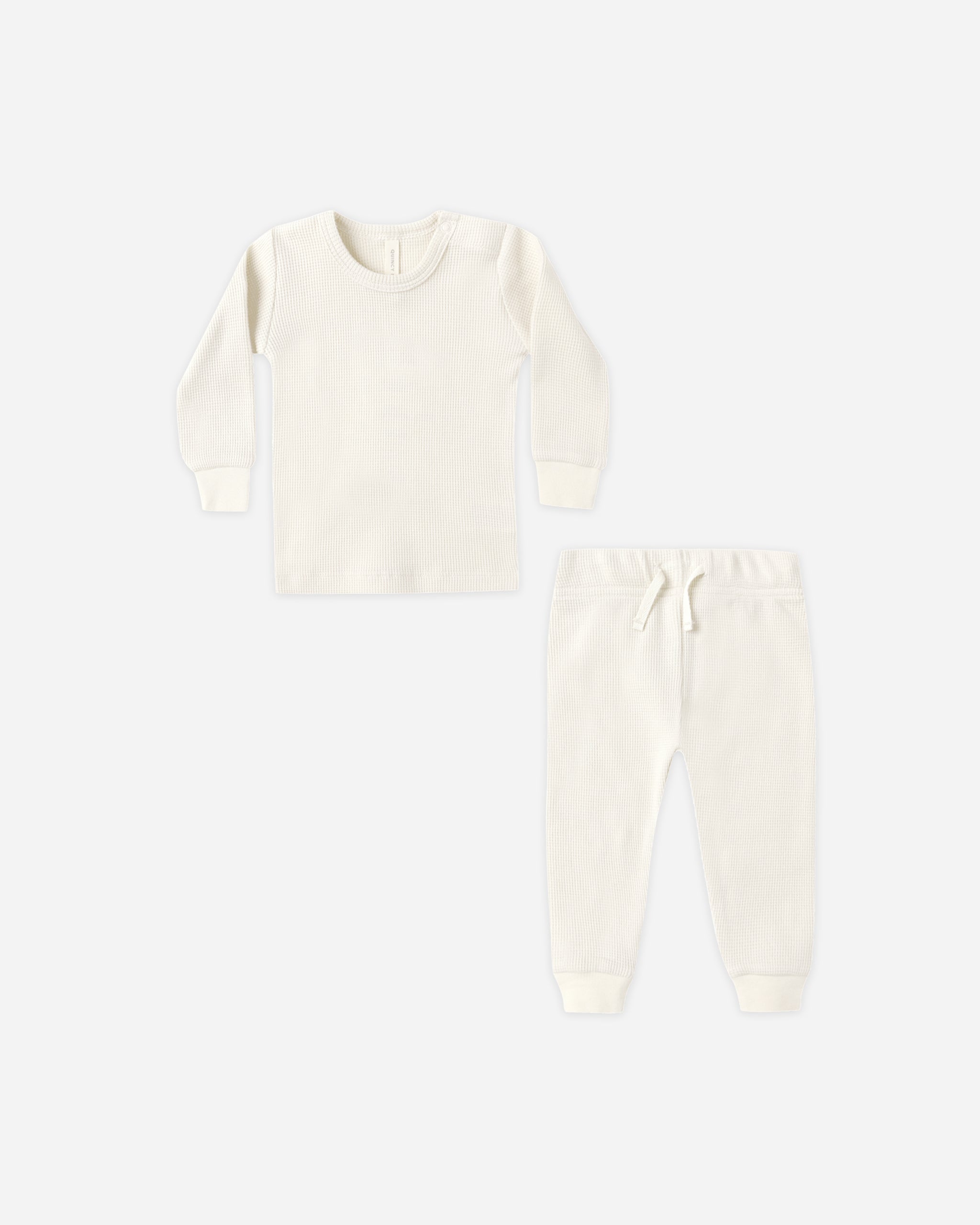 *Waffle Top + Pant Set || Natural*