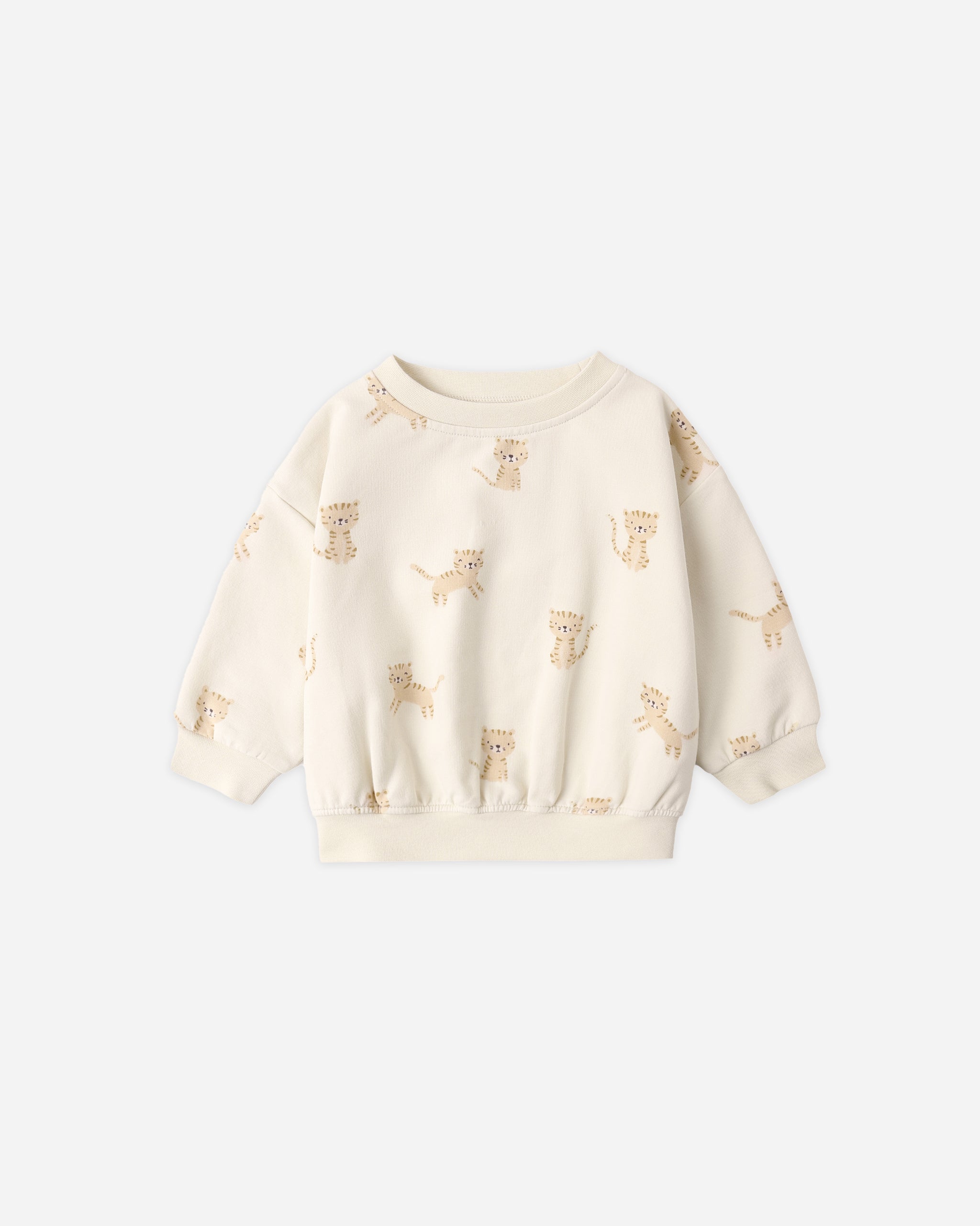 Relaxed Sweatshirt Tigers - Rylee + Cru | Kids Clothes | Trendy Baby Clothes | Modern Infant Outfits |