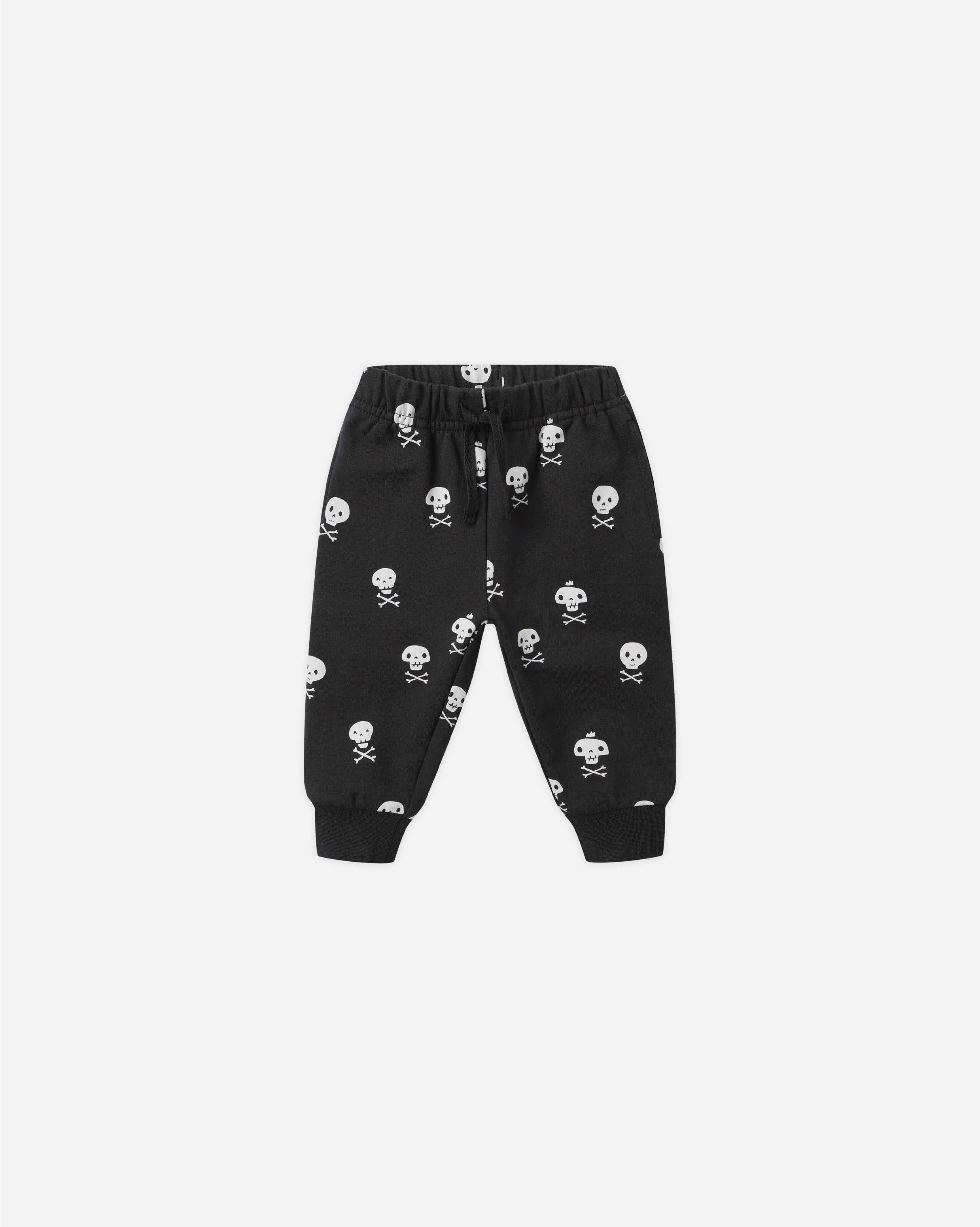 Relaxed Fleece Sweatpant || Crossbones - Rylee + Cru | Kids Clothes | Trendy Baby Clothes | Modern Infant Outfits |