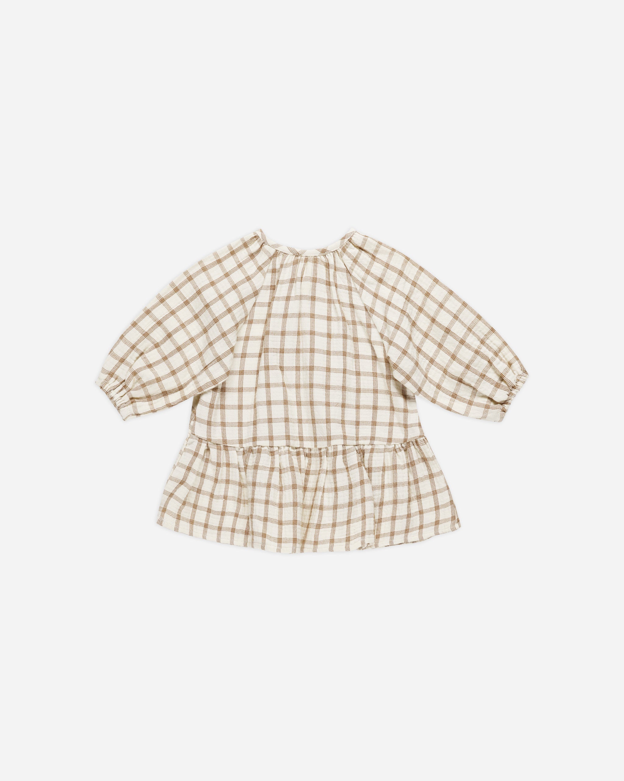 Lany Dress || Cinnamon Plaid