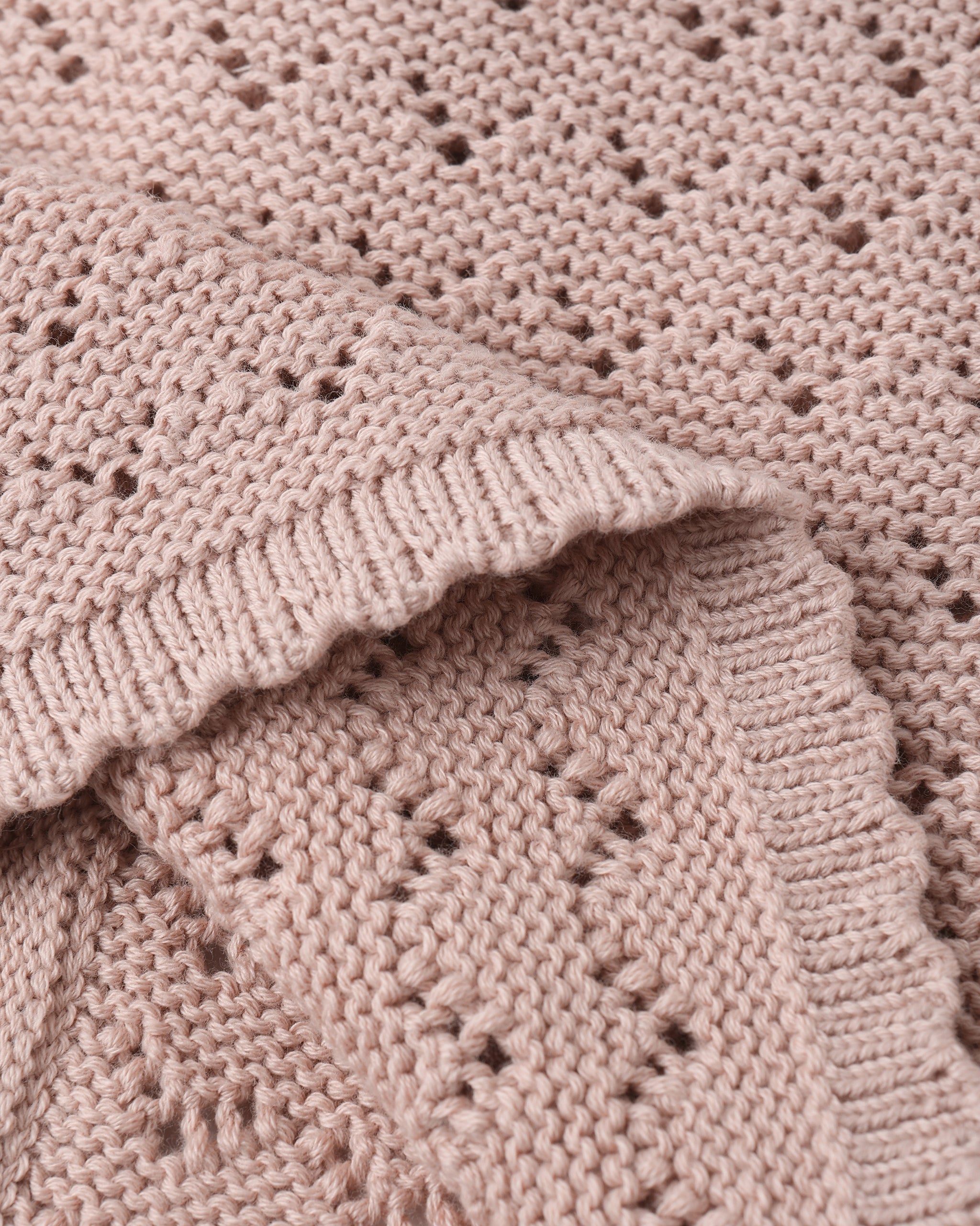 Scalloped Cardigan Blush - Rylee + Cru | Kids Clothes | Trendy Baby Clothes | Modern Infant Outfits |