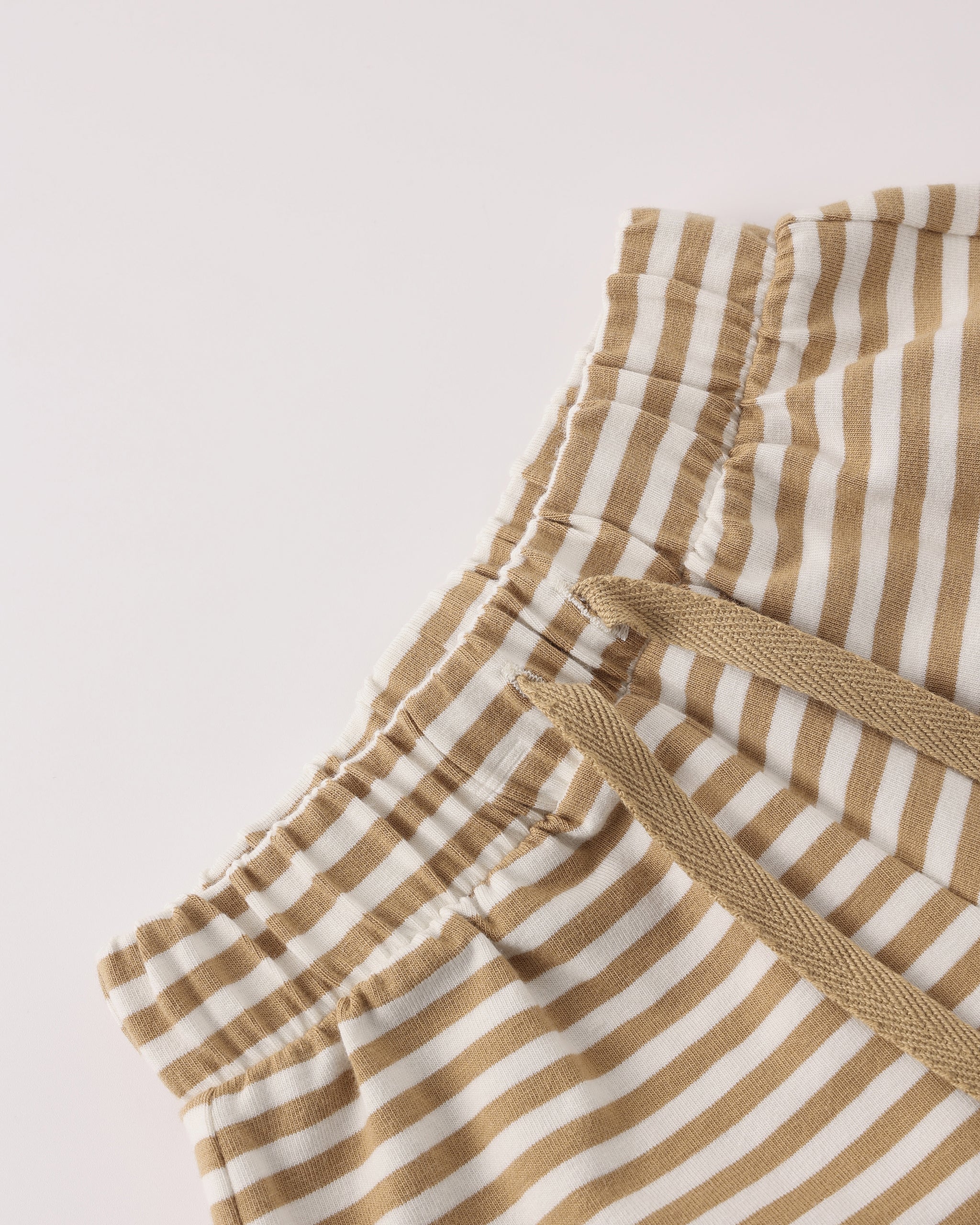 Boxy Pocket Tee + Short Set Honey Stripe - Rylee + Cru | Kids Clothes | Trendy Baby Clothes | Modern Infant Outfits |