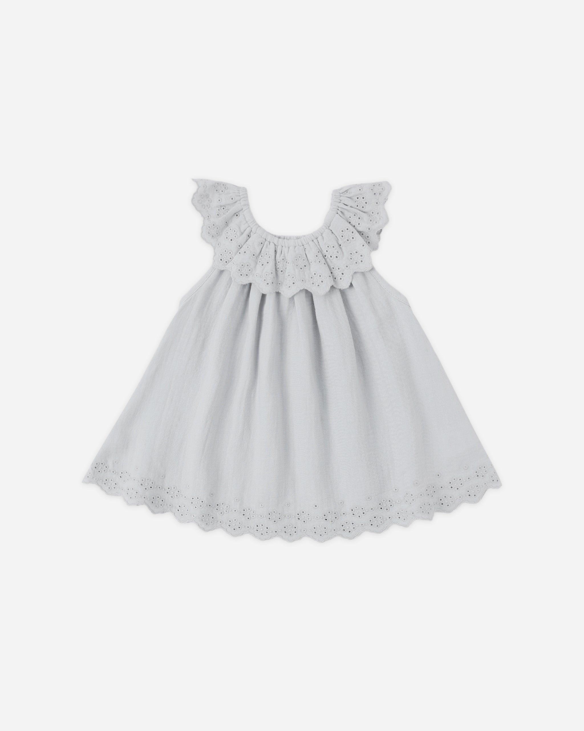 Isla Dress Sky - Rylee + Cru | Kids Clothes | Trendy Baby Clothes | Modern Infant Outfits |