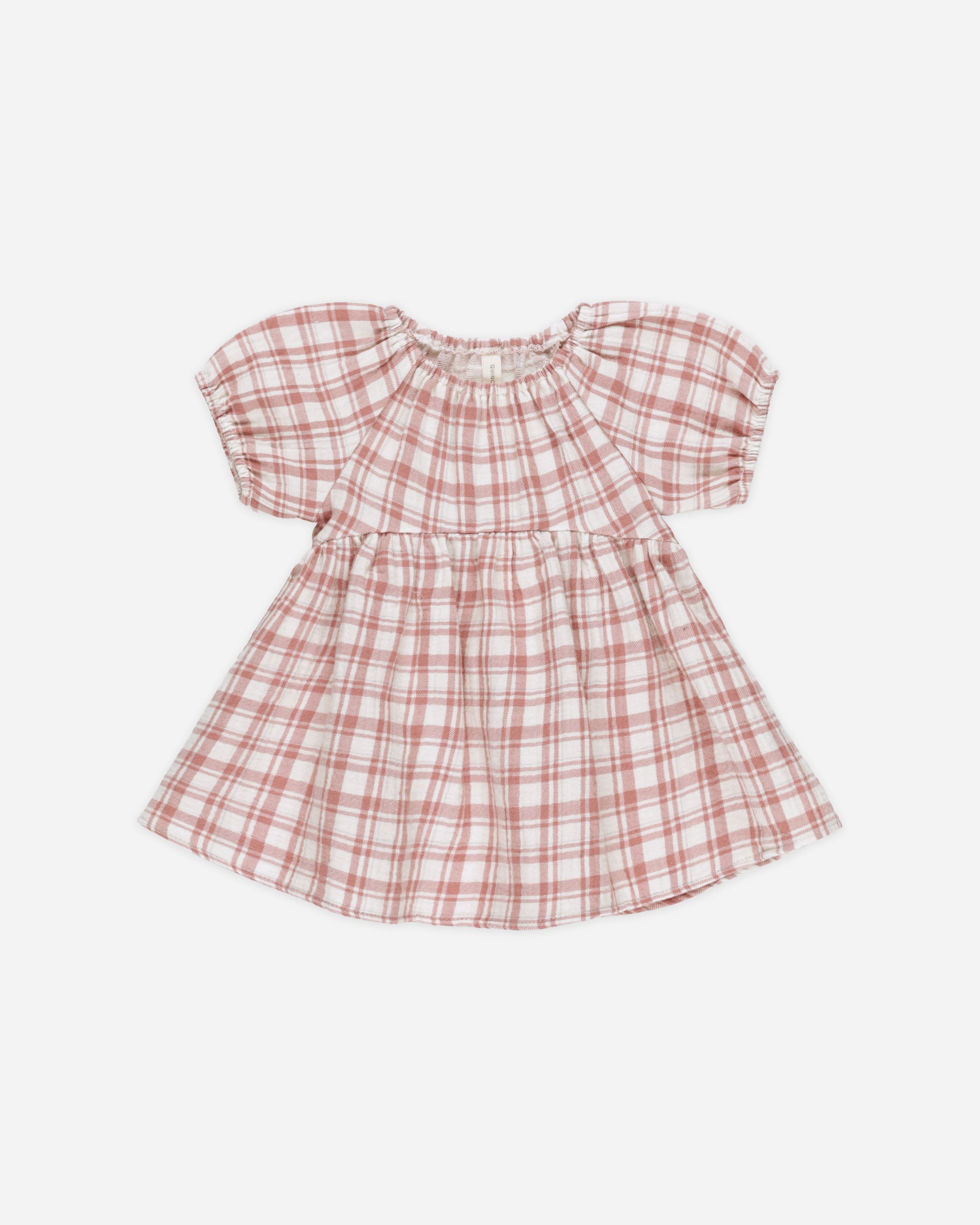 -Bella Dress || Pink Plaid-