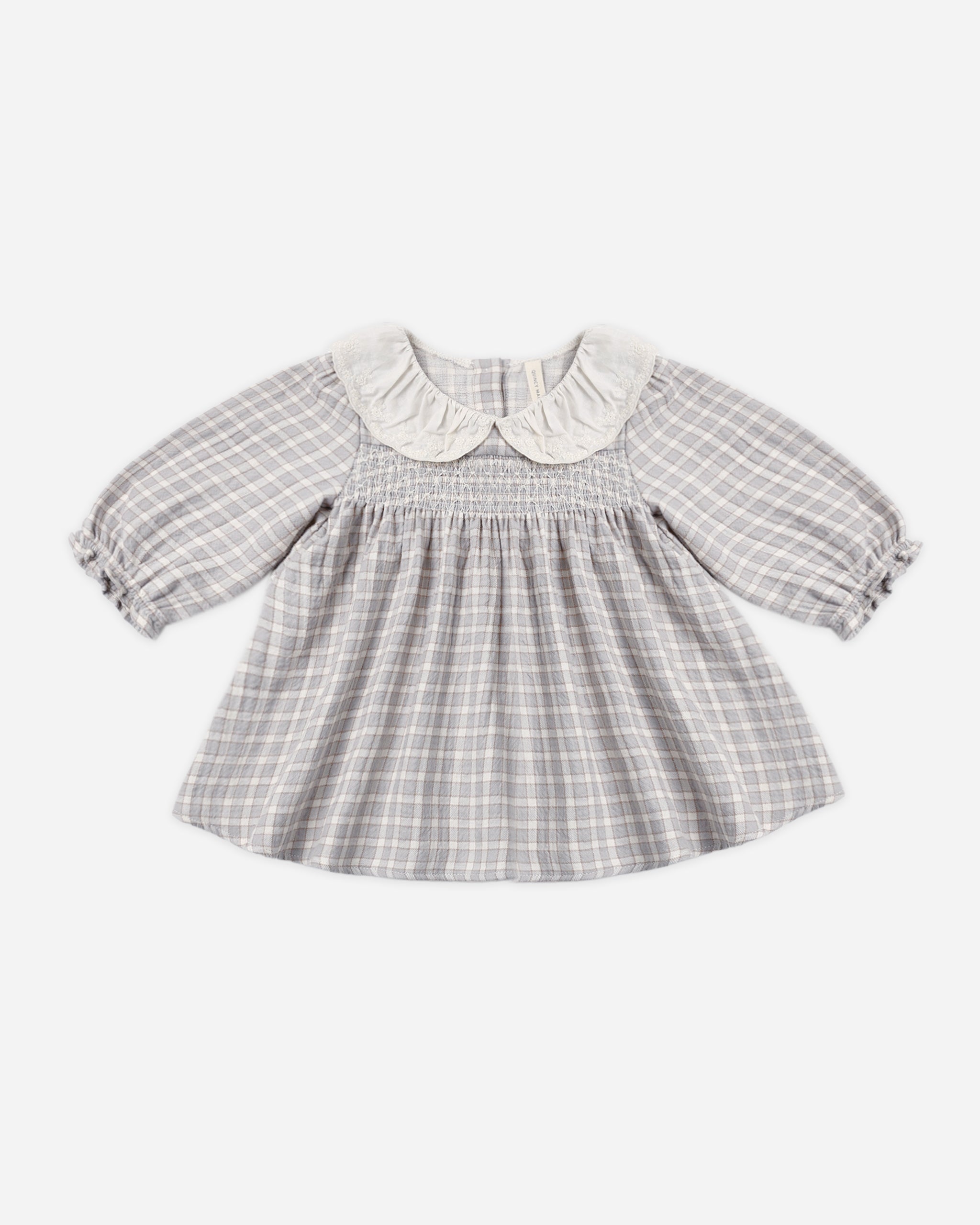 Callie Dress Blue Gingham - Rylee + Cru | Kids Clothes | Trendy Baby Clothes | Modern Infant Outfits |
