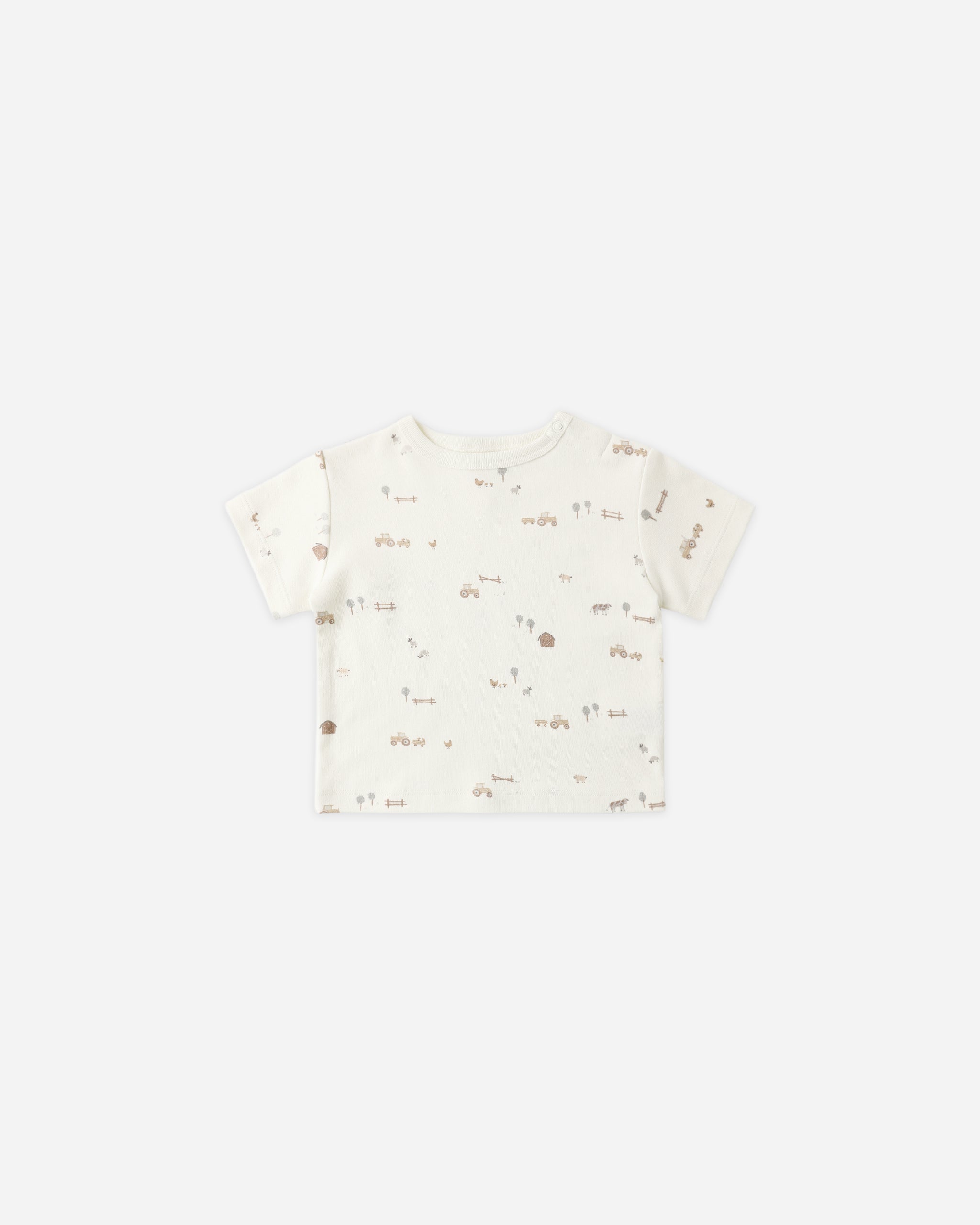 Boxy Tee Farm - Rylee + Cru | Kids Clothes | Trendy Baby Clothes | Modern Infant Outfits |